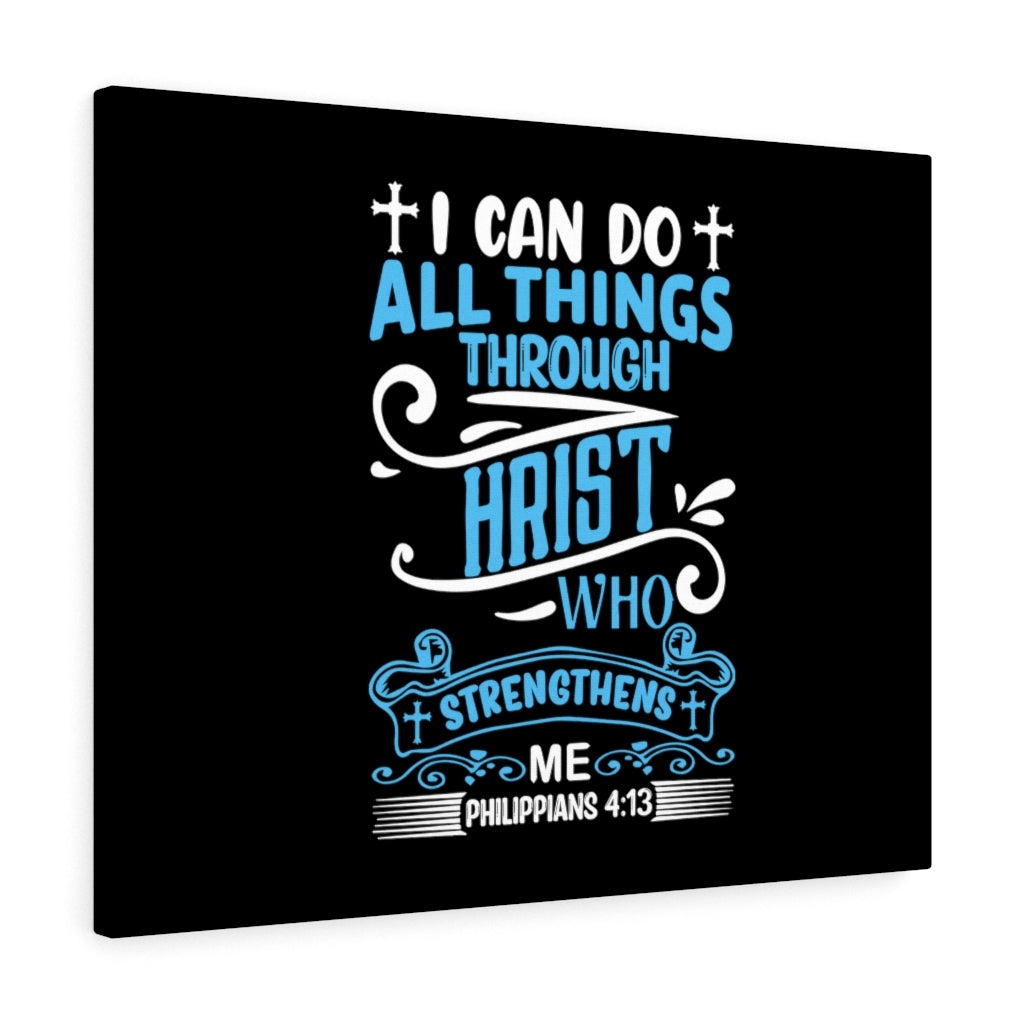 Scripture Walls I Can Do Philippians 4:13 Bible Verse Canvas Christian Wall Art Ready to Hang Unframed-Express Your Love Gifts