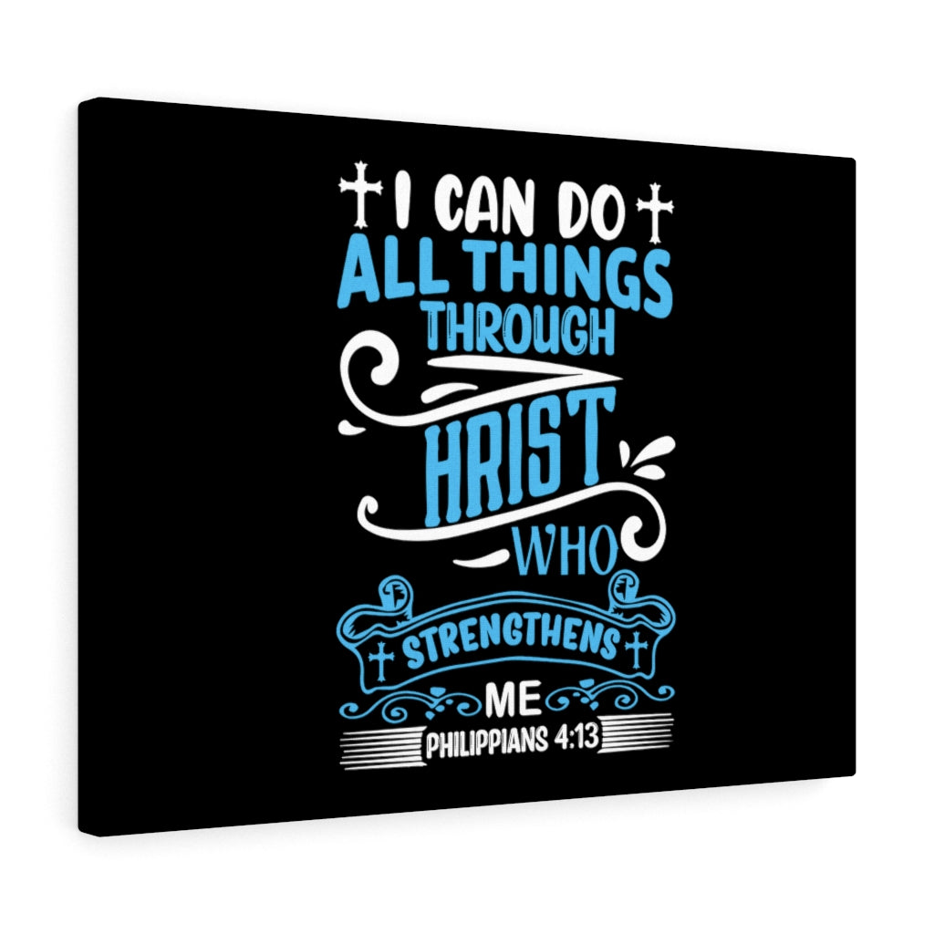Scripture Walls I Can Do Philippians 4:13 Bible Verse Canvas Christian Wall Art Ready to Hang Unframed-Express Your Love Gifts