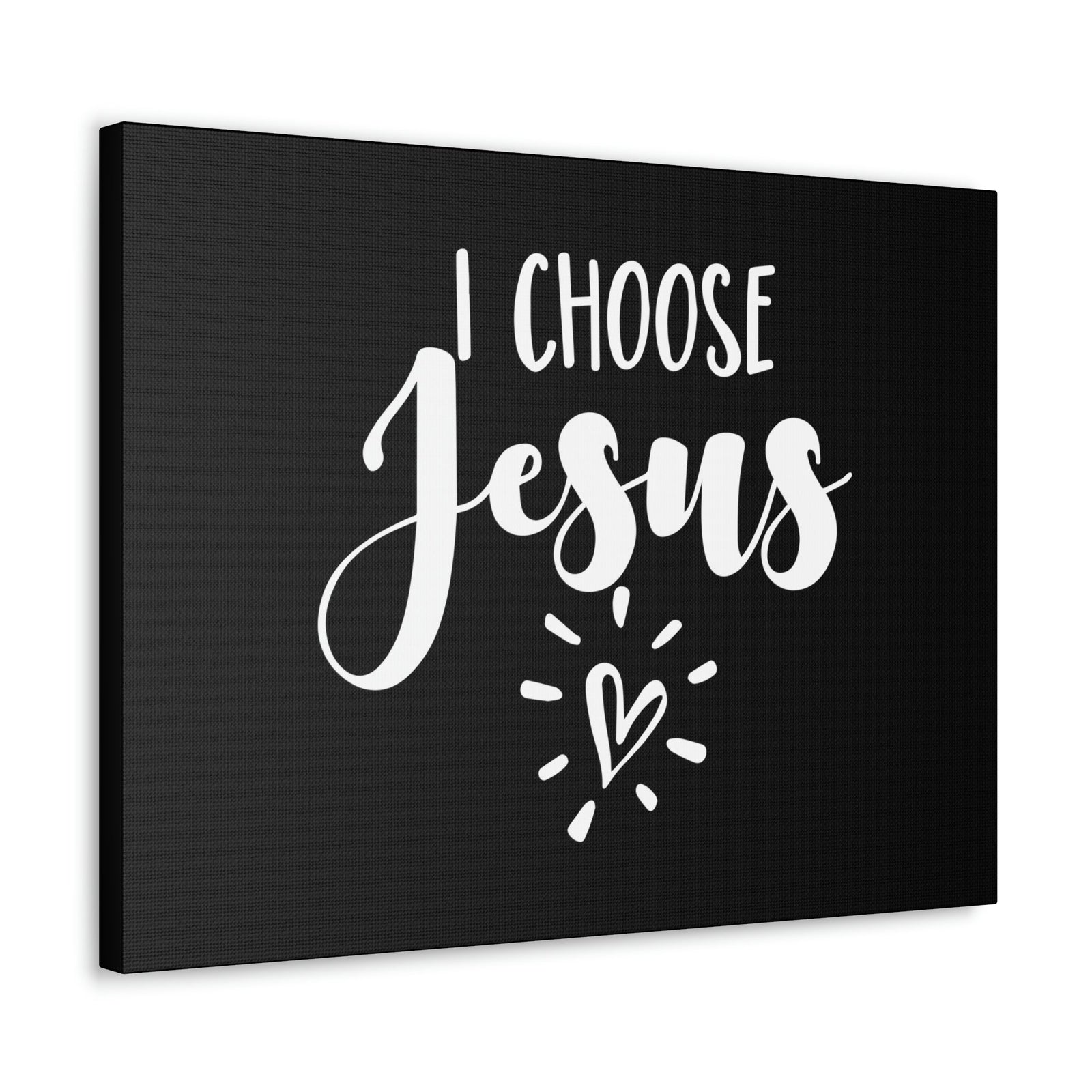 Scripture Walls I Choose Jesus 1 Timothy 2:5 Heart Christian Wall Art Bible Verse Print Ready to Hang Unframed-Express Your Love Gifts