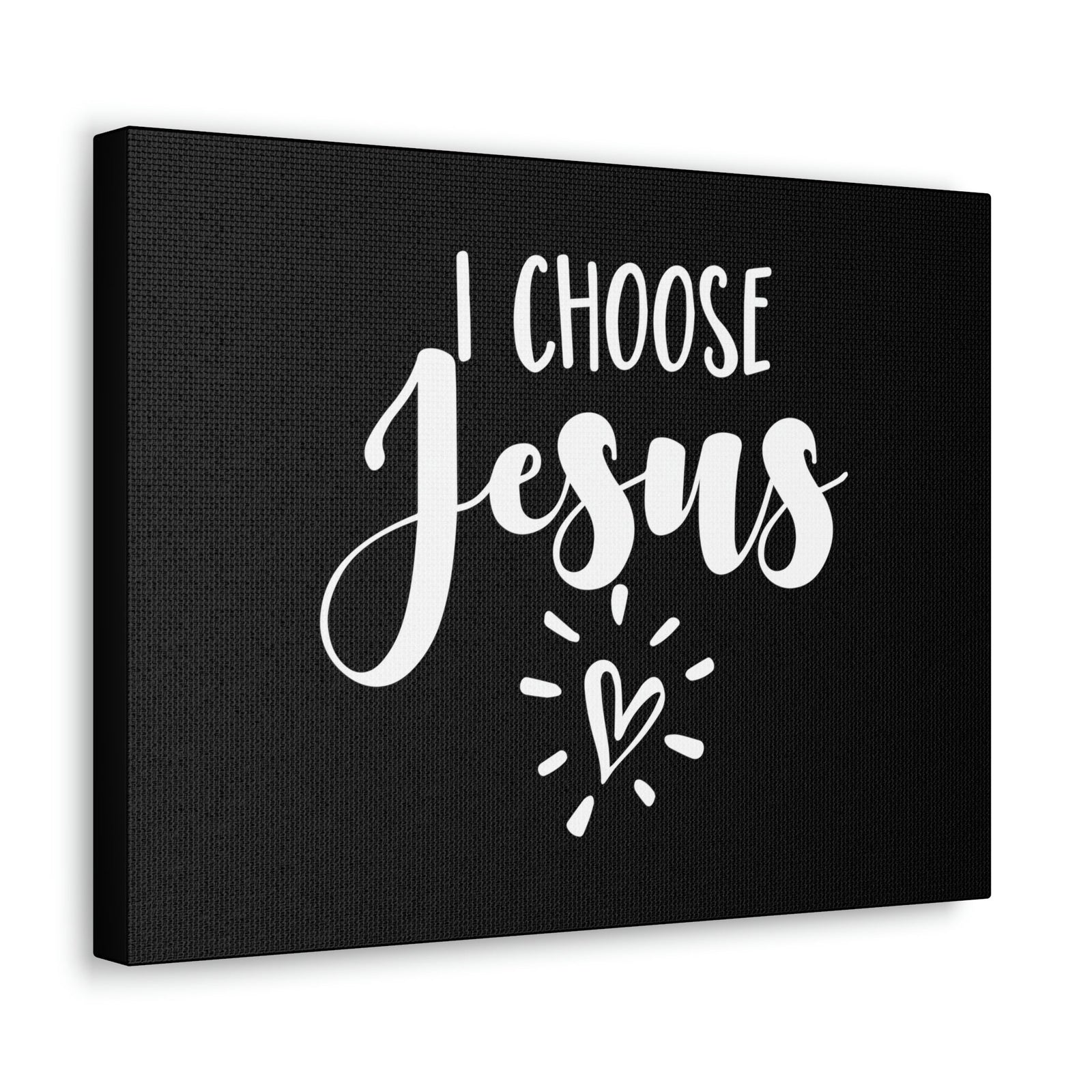 Scripture Walls I Choose Jesus 1 Timothy 2:5 Heart Christian Wall Art Bible Verse Print Ready to Hang Unframed-Express Your Love Gifts