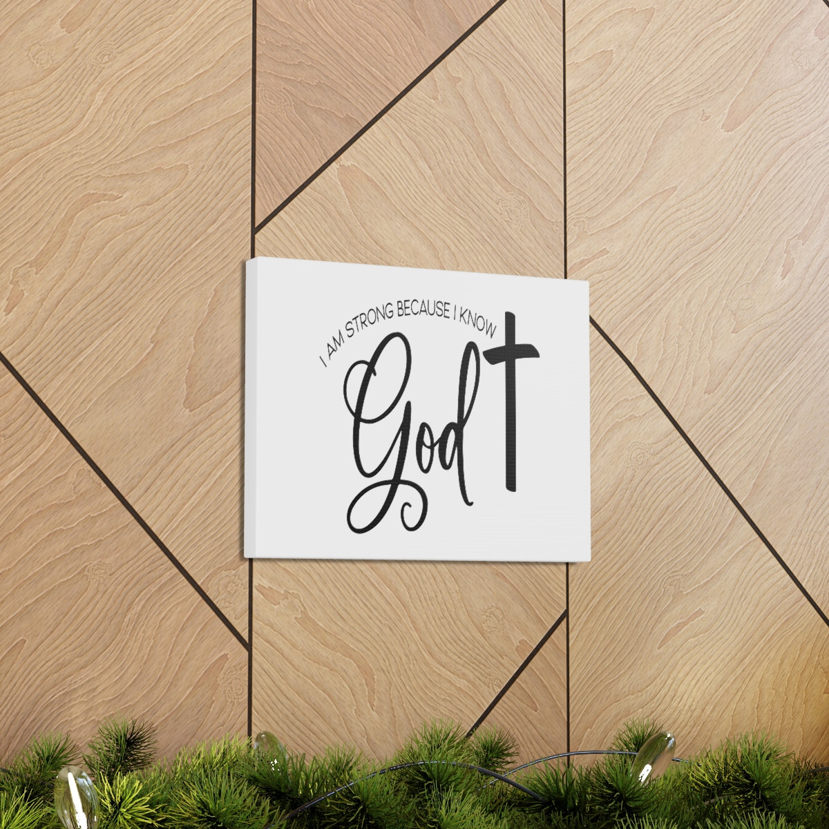 Scripture Walls I Know God Joshua 1:9 Christian Wall Art Print Ready to Hang Unframed-Express Your Love Gifts
