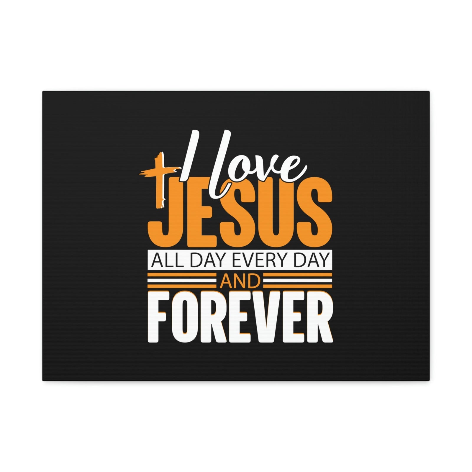 Scripture Walls I Love Jesus All Day Everyday Galatians 2:20 Christian Wall Art Bible Verse Print Ready to Hang Unframed-Express Your Love Gifts