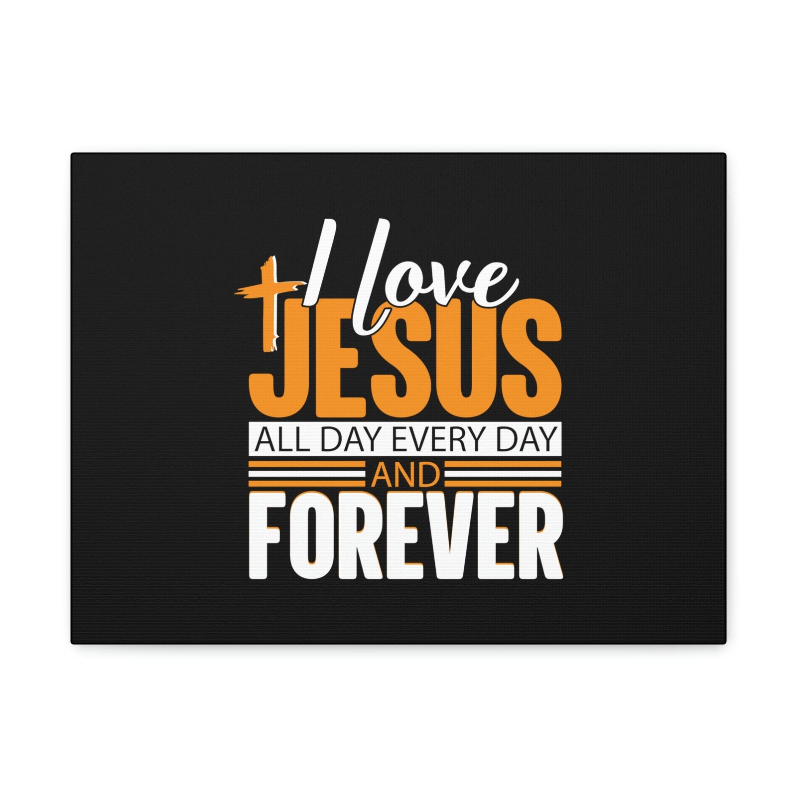 Scripture Walls I Love Jesus All Day Everyday Galatians 2:20 Christian Wall Art Bible Verse Print Ready to Hang Unframed-Express Your Love Gifts