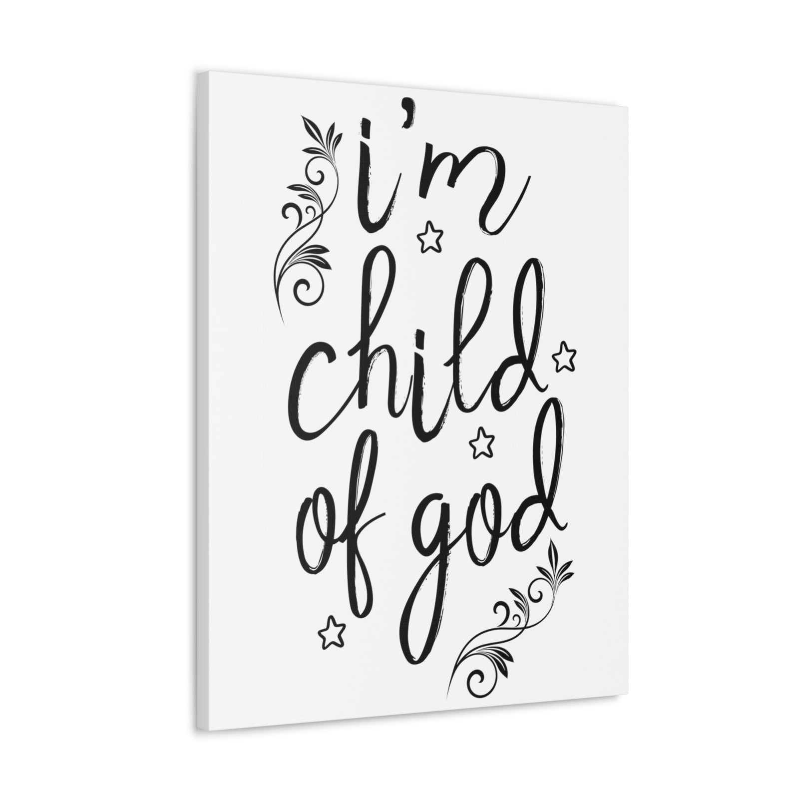 Scripture Walls I'm Child Of God Romans 8:14 Christian Wall Art Print Ready to Hang Unframed-Express Your Love Gifts
