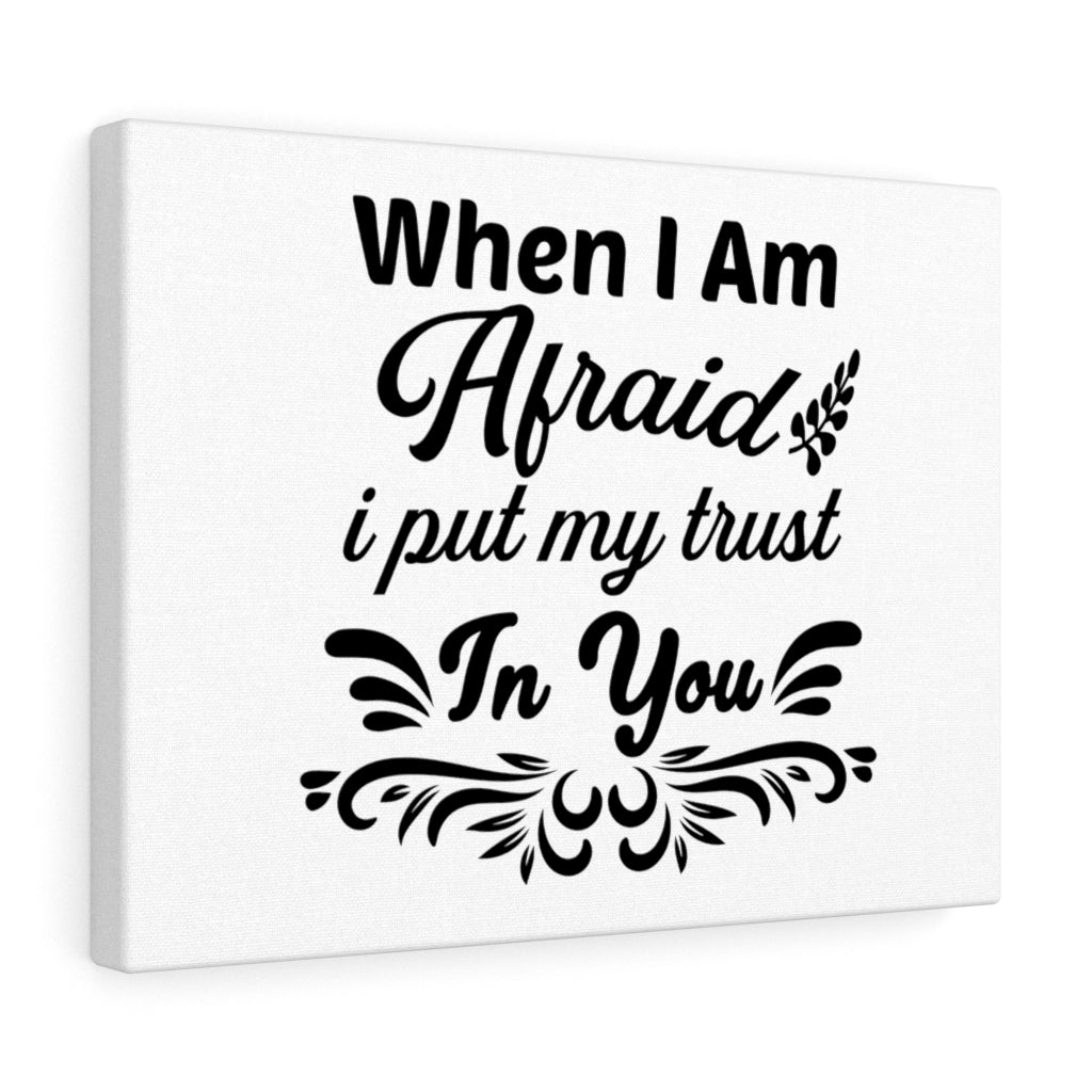 Scripture Walls I Put My Trust In You Bible Verse Canvas Christian Wall Art Ready to Hang Unframed-Express Your Love Gifts