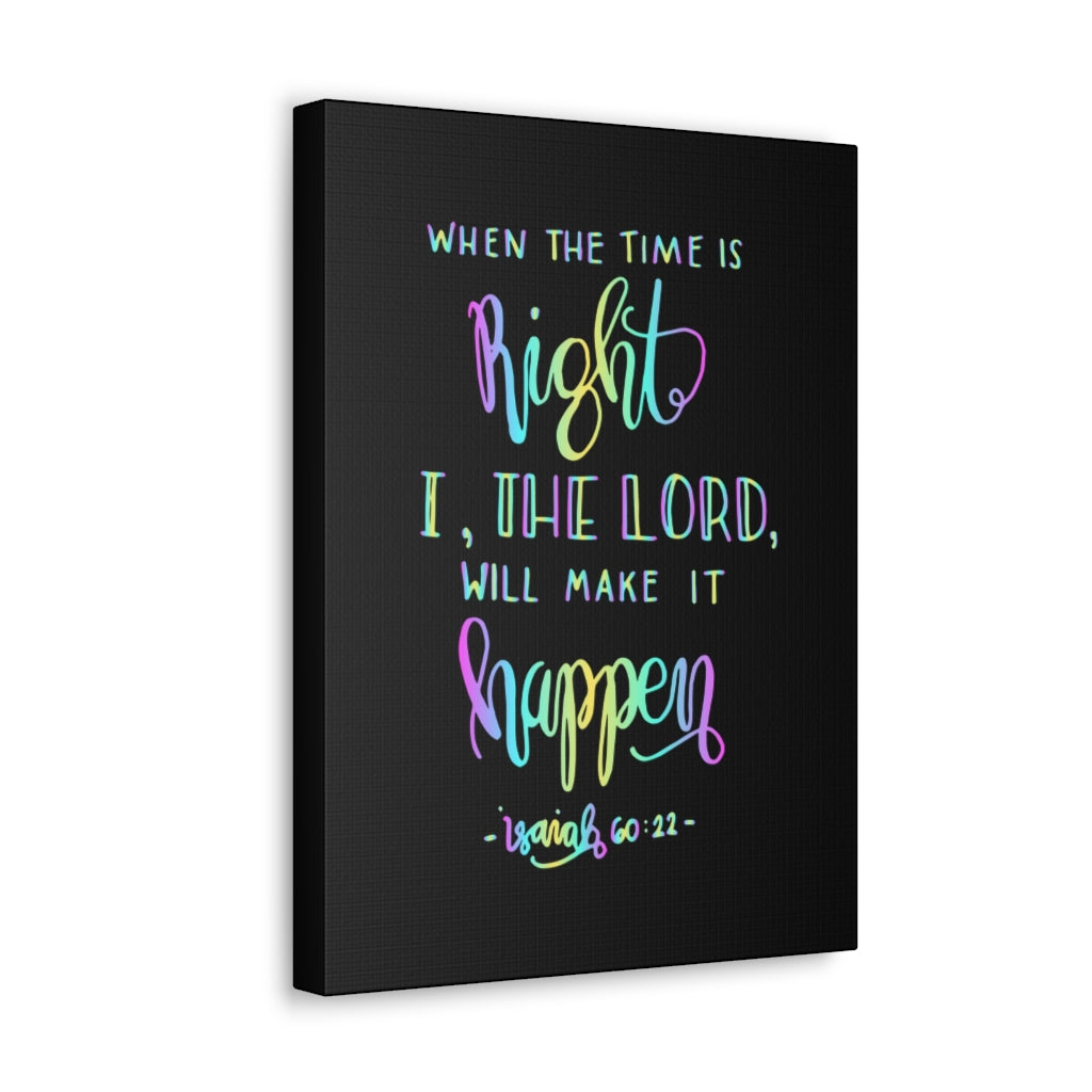 Scripture Walls I The Lord Isaiah 60:22 Christian Wall Art Bible Verse Print Ready To Hang Unframed-Express Your Love Gifts