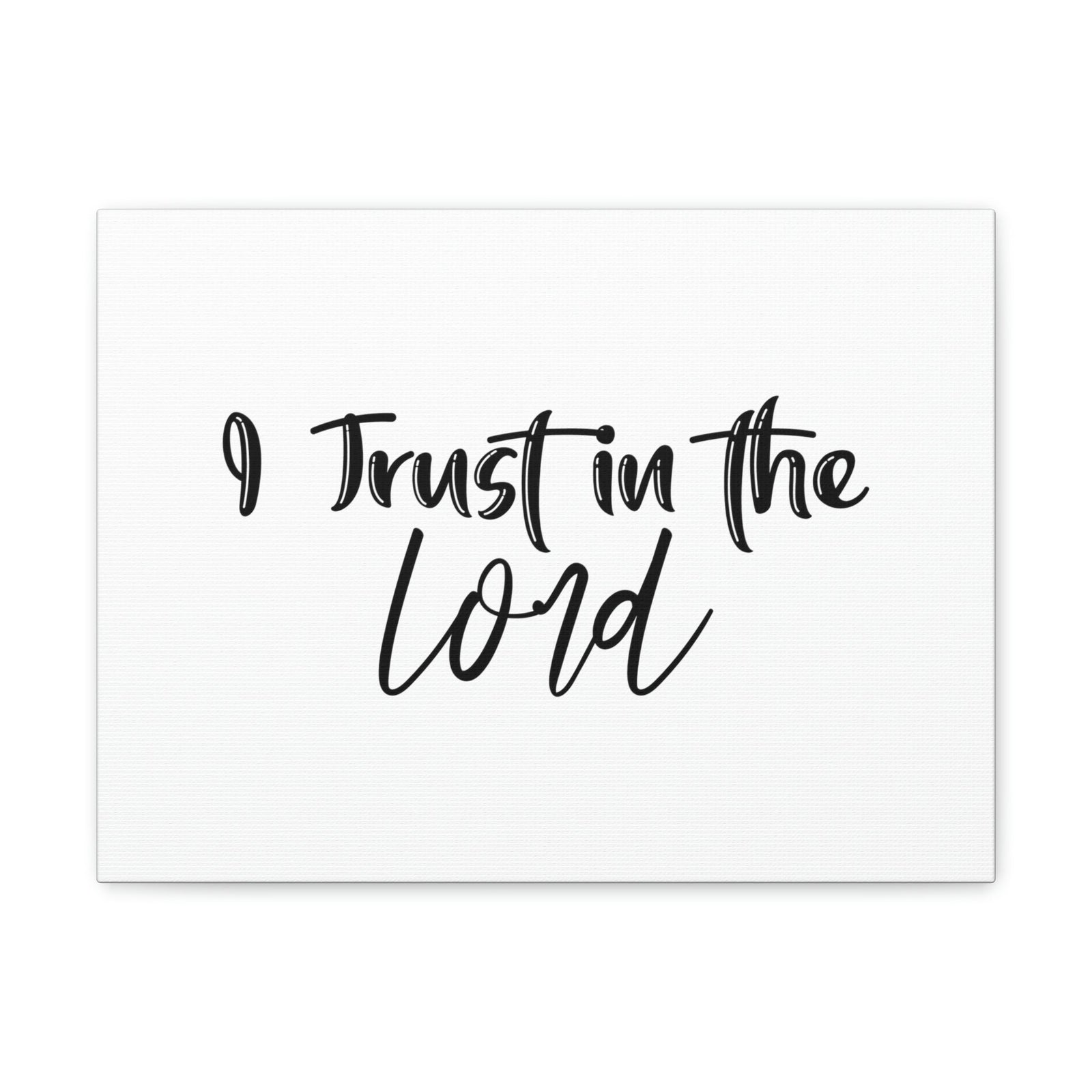 Scripture Walls I Trust In The Lord Proverbs 3:5 Plain Christian Wall Art Bible Verse Print Ready to Hang Unframed-Express Your Love Gifts