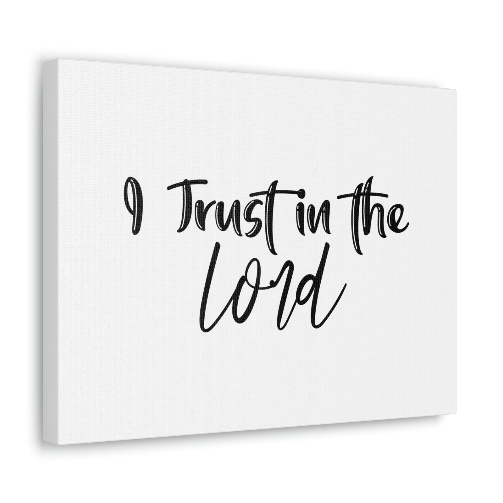 Scripture Walls I Trust In The Lord Proverbs 3:5 Plain Christian Wall Art Bible Verse Print Ready to Hang Unframed-Express Your Love Gifts