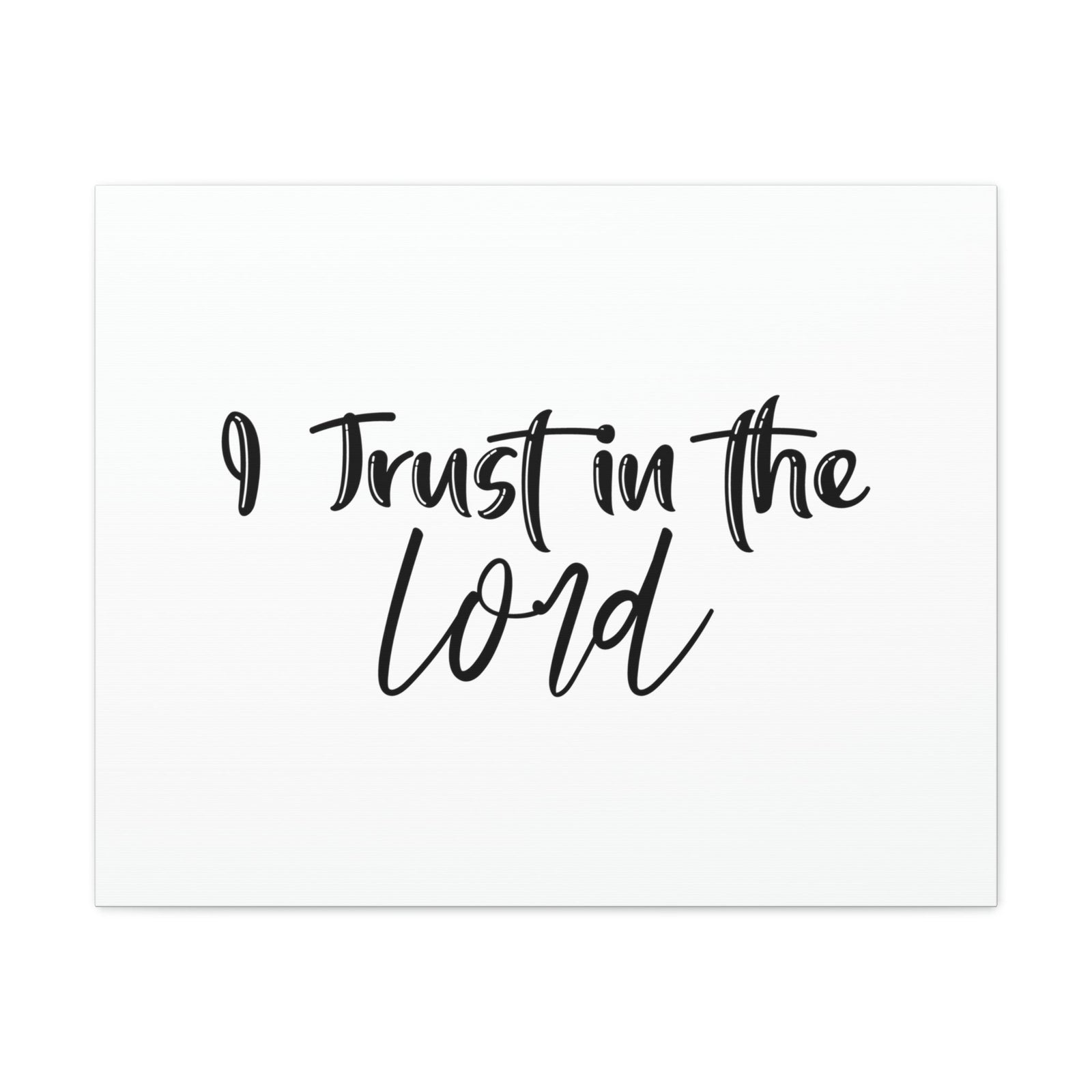 Scripture Walls I Trust In The Lord Proverbs 3:5 Plain Christian Wall Art Bible Verse Print Ready to Hang Unframed-Express Your Love Gifts