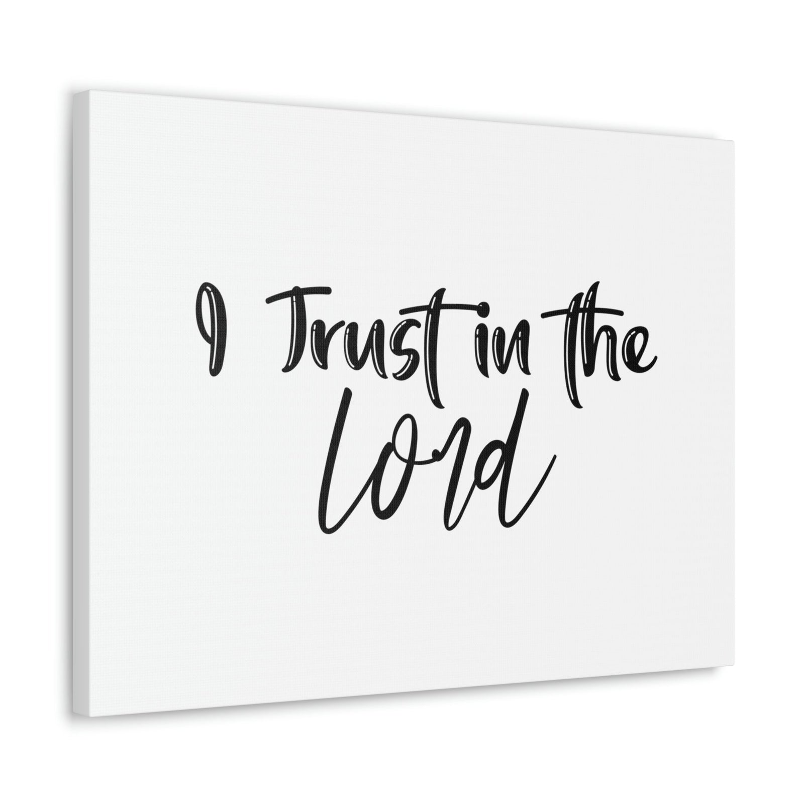 Scripture Walls I Trust In The Lord Proverbs 3:5 Plain Christian Wall Art Bible Verse Print Ready to Hang Unframed-Express Your Love Gifts