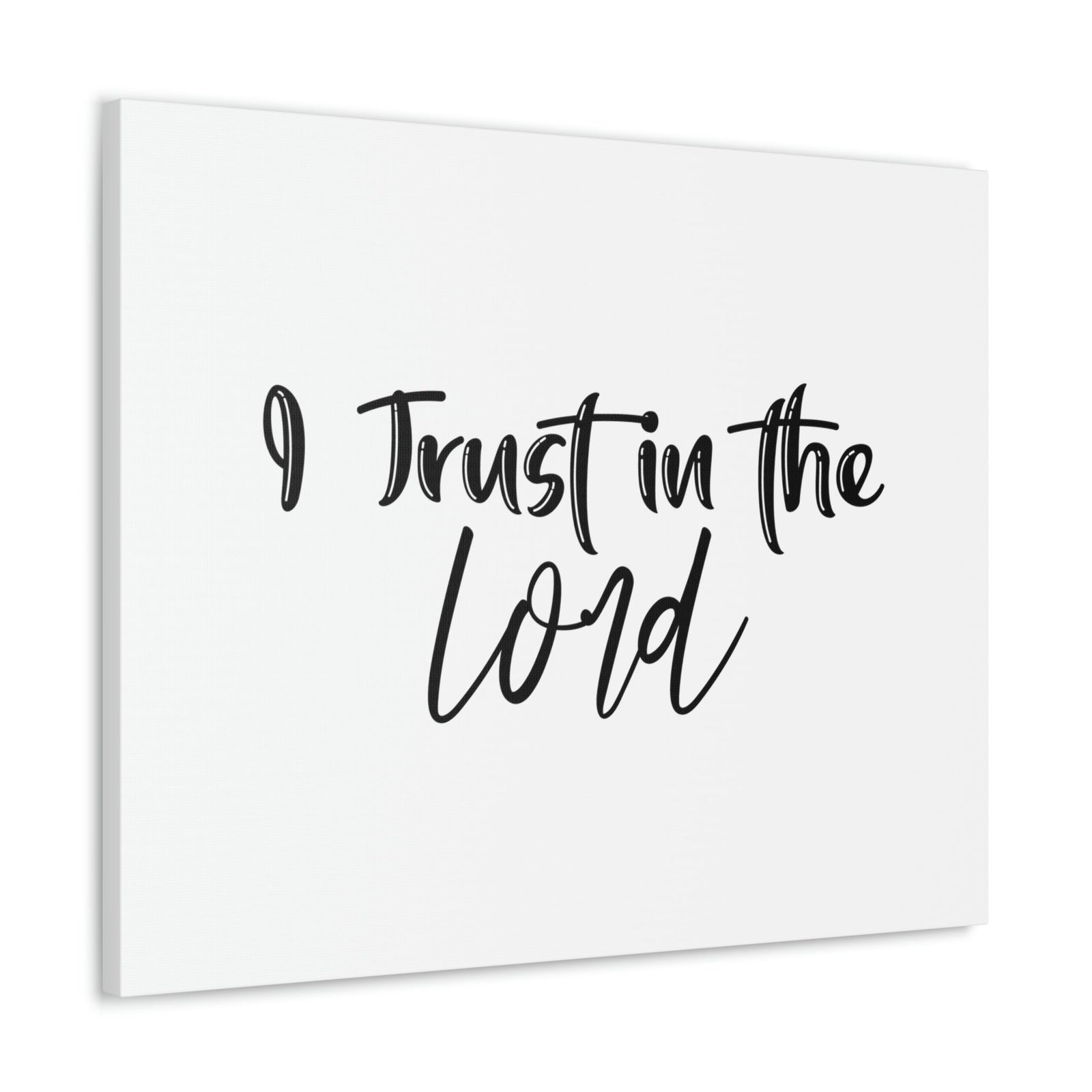 Scripture Walls I Trust In The Lord Proverbs 3:5 Plain Christian Wall Art Bible Verse Print Ready to Hang Unframed-Express Your Love Gifts