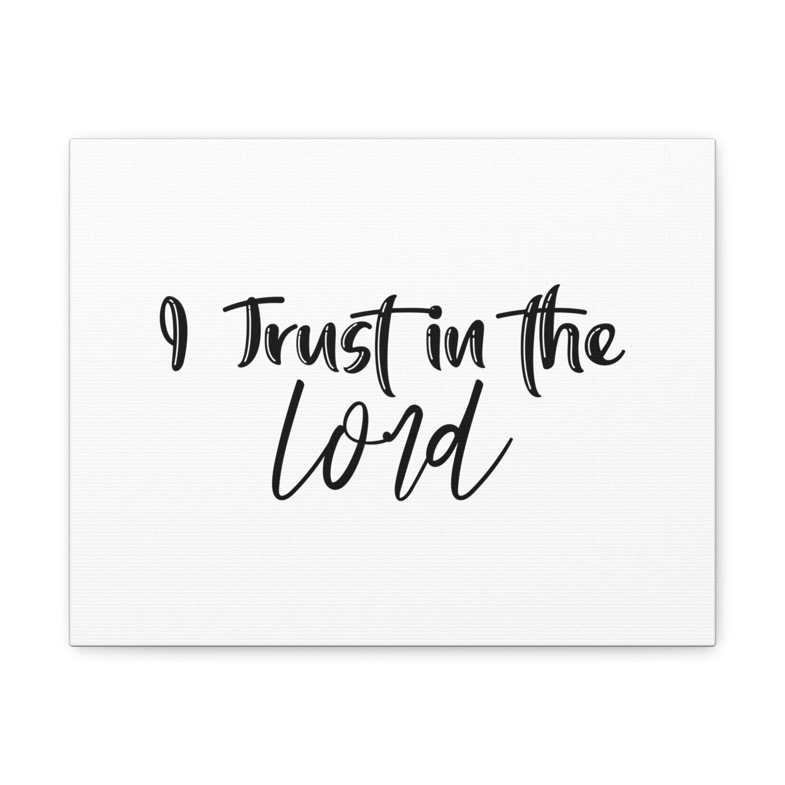 Scripture Walls I Trust In The Lord Proverbs 3:5 Plain Christian Wall Art Bible Verse Print Ready to Hang Unframed-Express Your Love Gifts