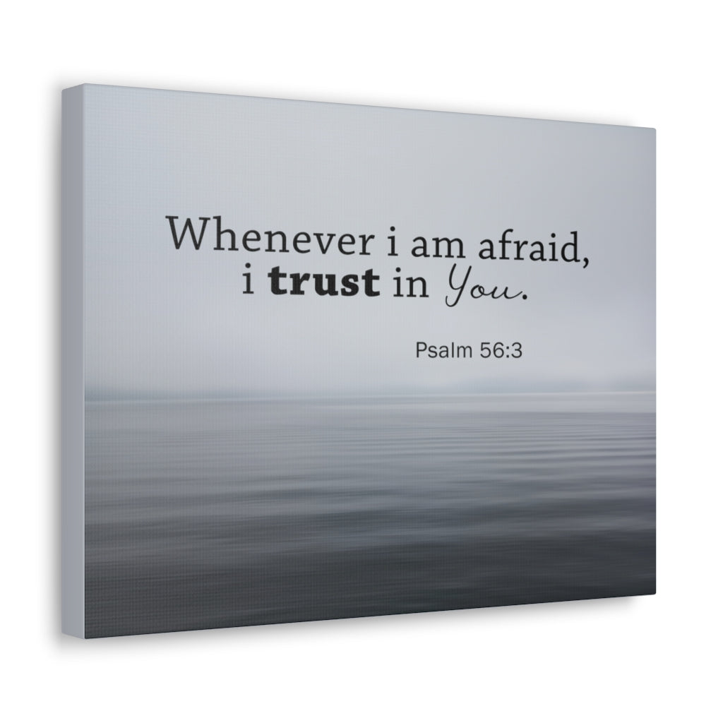 Scripture Walls I Trust In You Psalm 56:3 Bible Verse Canvas Christian Wall Art Ready to Hang Unframed-Express Your Love Gifts
