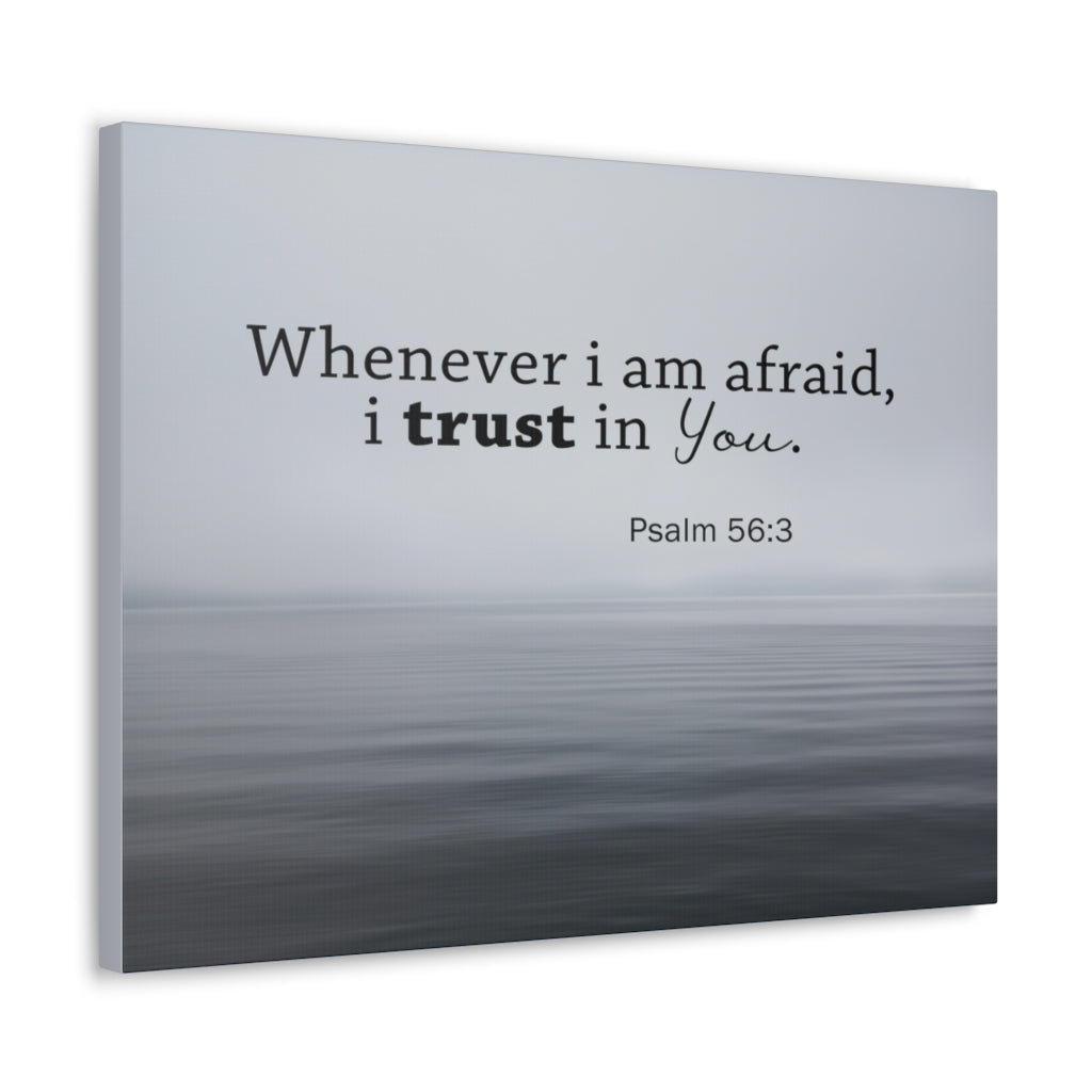 Scripture Walls I Trust In You Psalm 56:3 Bible Verse Canvas Christian Wall Art Ready to Hang Unframed-Express Your Love Gifts