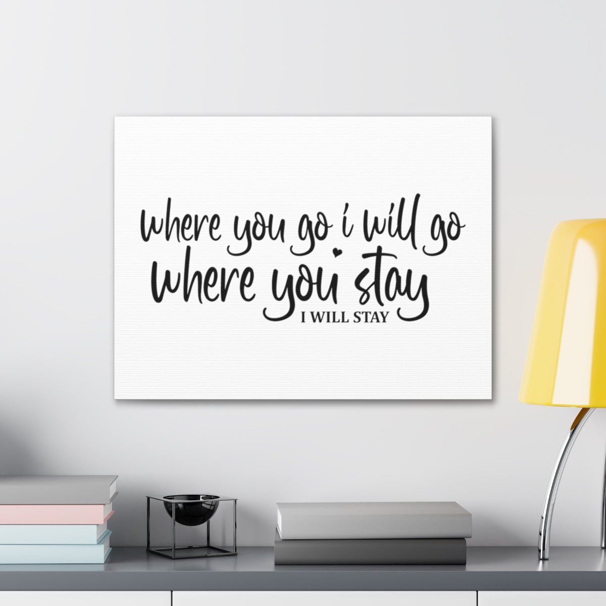 Scripture Walls I Will Go Exodus 14:14 Christian Wall Art Bible Verse Print Ready to Hang Unframed-Express Your Love Gifts