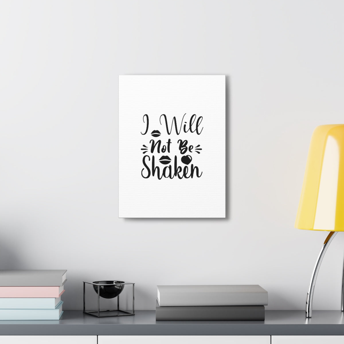 Scripture Walls I Will Not Be Shaken Acts 2:25 Christian Wall Art Bible Verse Print Ready to Hang Unframed-Express Your Love Gifts