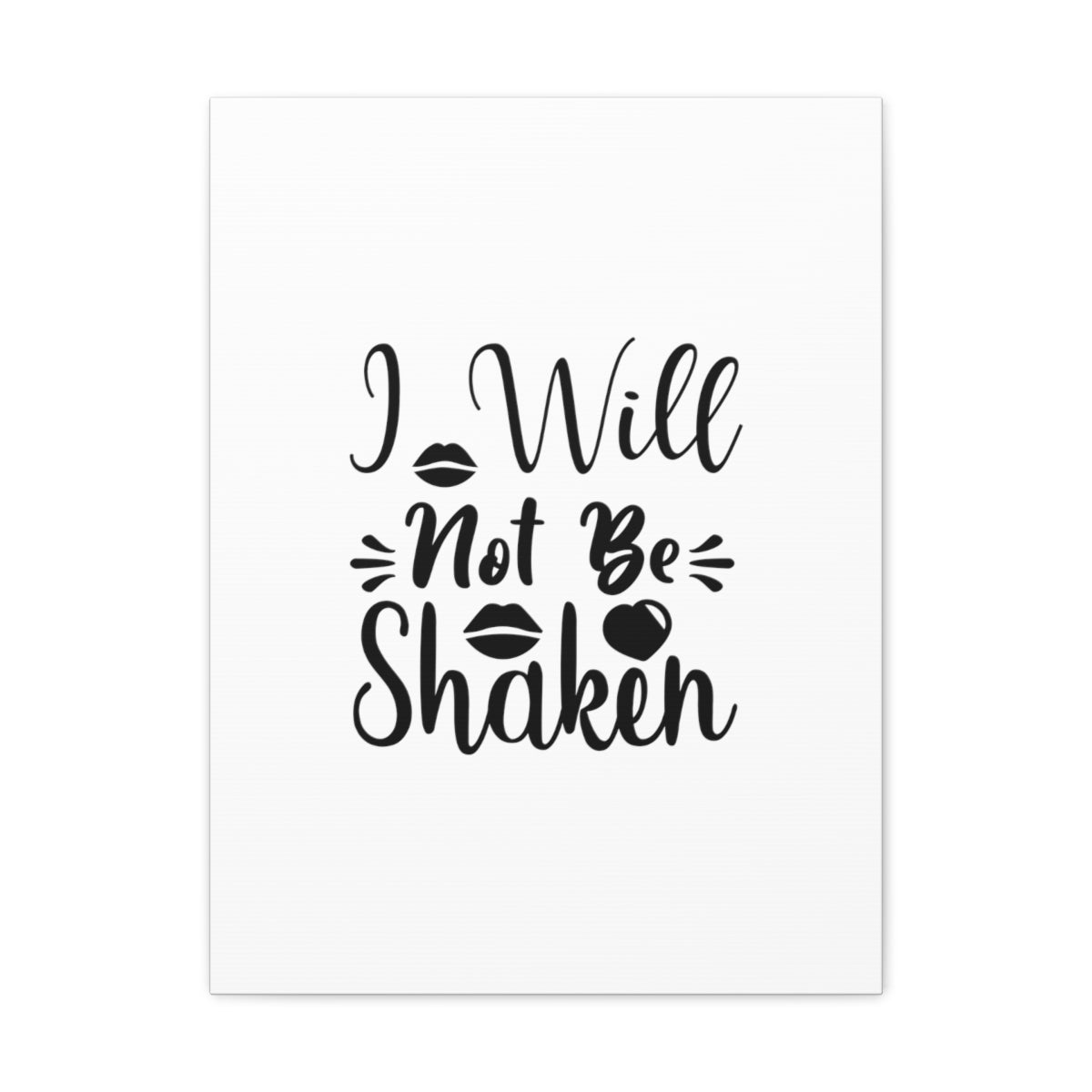 Scripture Walls I Will Not Be Shaken Acts 2:25 Christian Wall Art Bible Verse Print Ready to Hang Unframed-Express Your Love Gifts