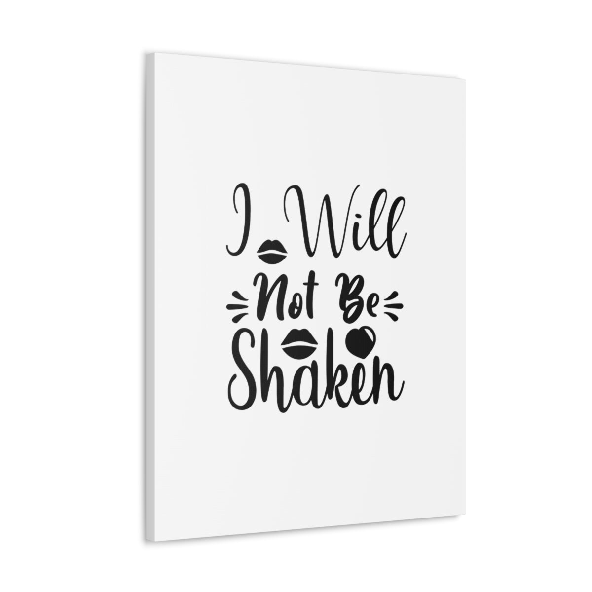 Scripture Walls I Will Not Be Shaken Acts 2:25 Christian Wall Art Bible Verse Print Ready to Hang Unframed-Express Your Love Gifts