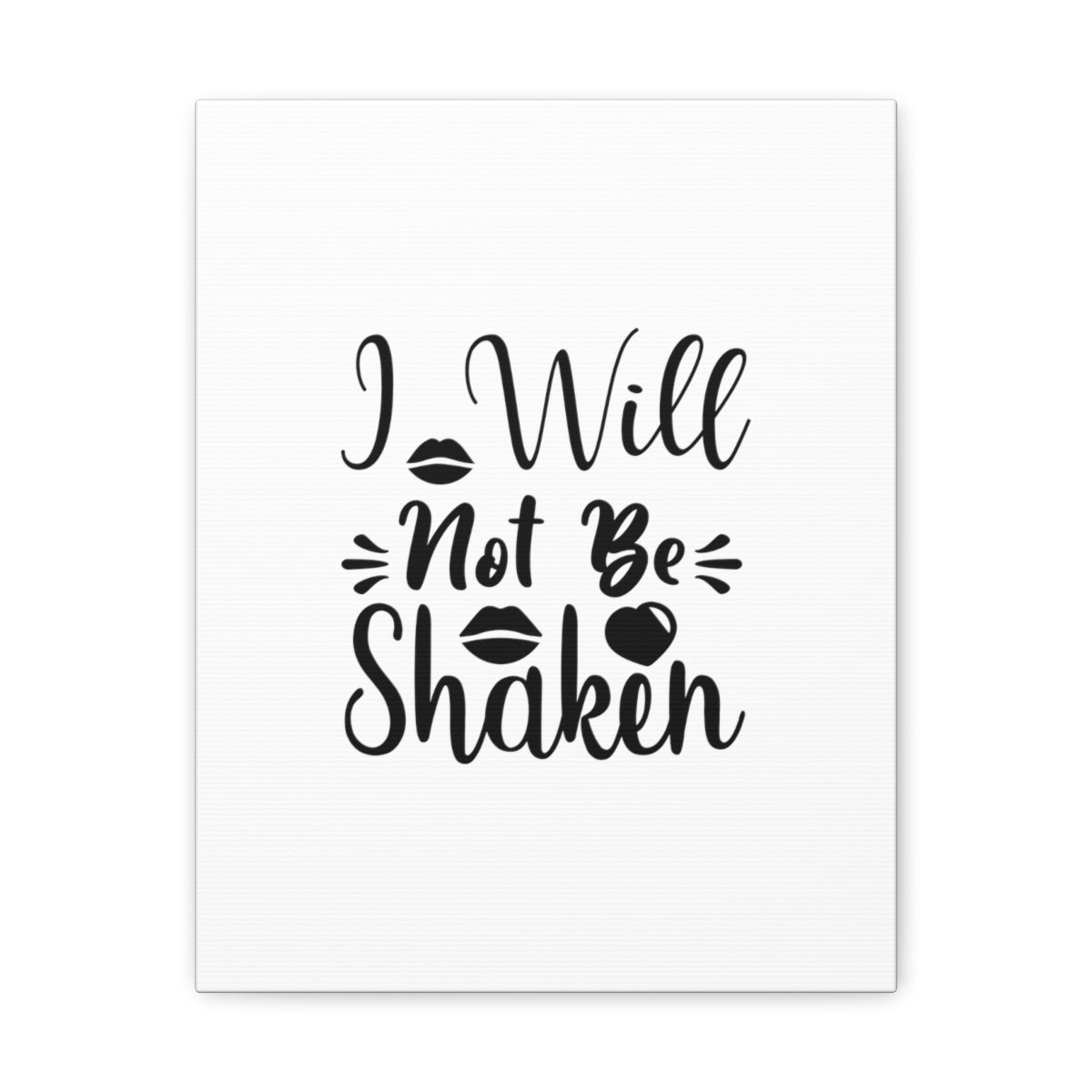 Scripture Walls I Will Not Be Shaken Acts 2:25 Christian Wall Art Bible Verse Print Ready to Hang Unframed-Express Your Love Gifts