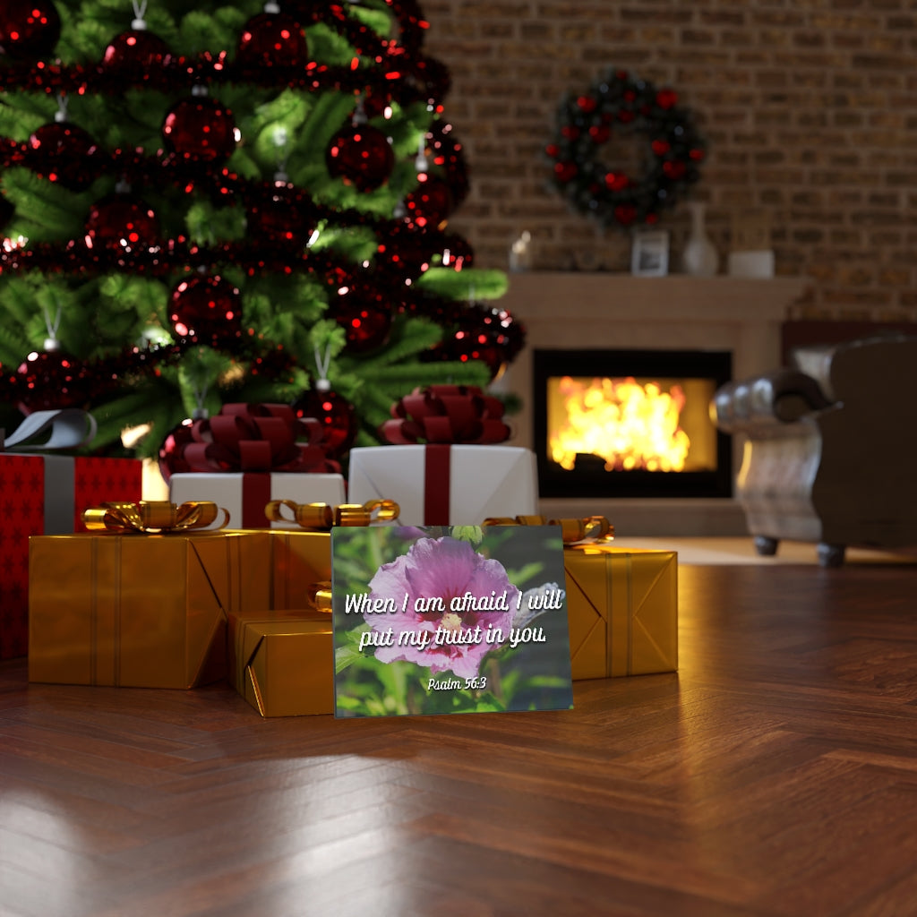 Scripture Walls I Will Put My Trust Psalm 56:3 Bible Verse Canvas Christian Wall Art Ready to Hang Unframed-Express Your Love Gifts