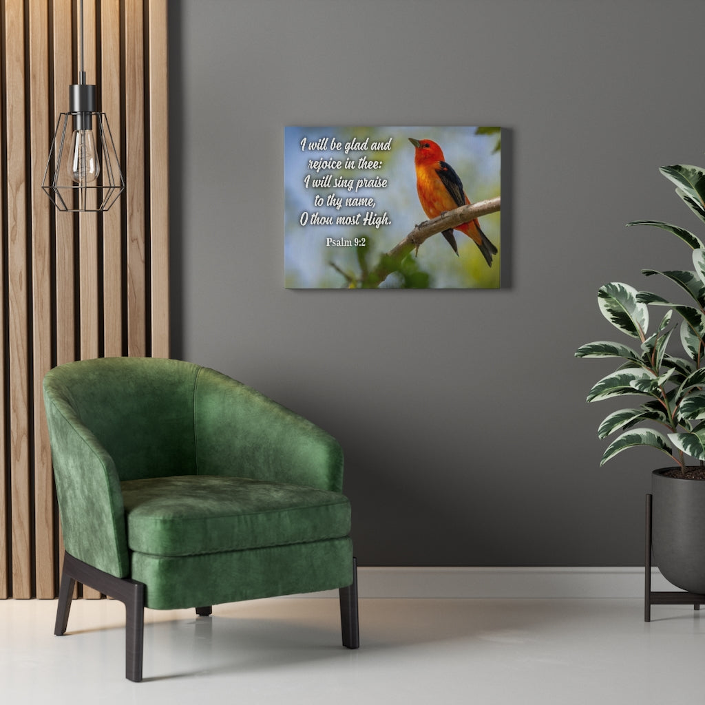 Scripture Walls I Will Sing Praise Psalm 9:2 Christian Home Decor Bible Art Unframed-Express Your Love Gifts