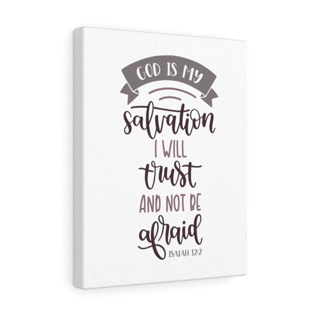 Scripture Walls I Will Trust Isaiah 12:2 Bible Verse Canvas Christian Wall Art Ready to Hang Unframed-Express Your Love Gifts