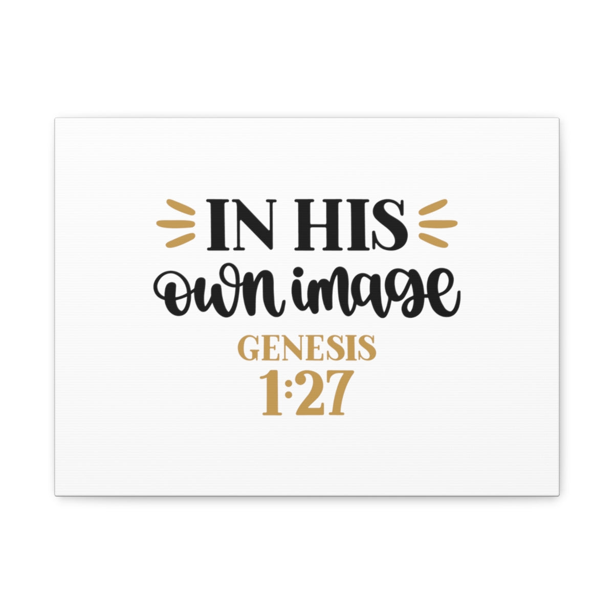 Scripture Walls Image Genesis 1:27 Bible Verse Canvas Christian Wall Art Ready to Hang Unframed-Express Your Love Gifts