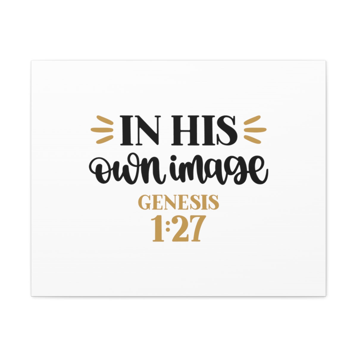 Scripture Walls Image Genesis 1:27 Bible Verse Canvas Christian Wall Art Ready to Hang Unframed-Express Your Love Gifts