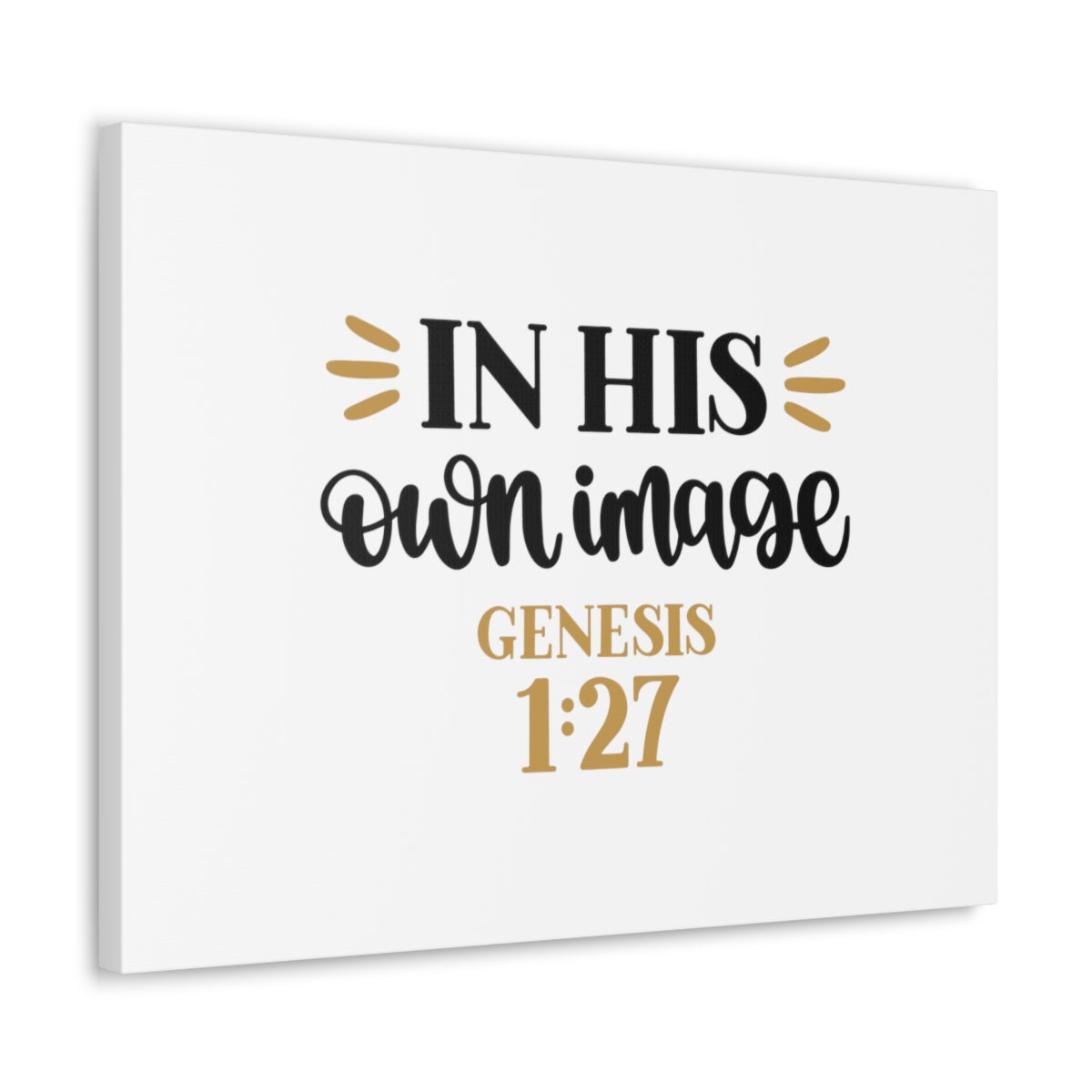 Scripture Walls Image Genesis 1:27 Bible Verse Canvas Christian Wall Art Ready to Hang Unframed-Express Your Love Gifts
