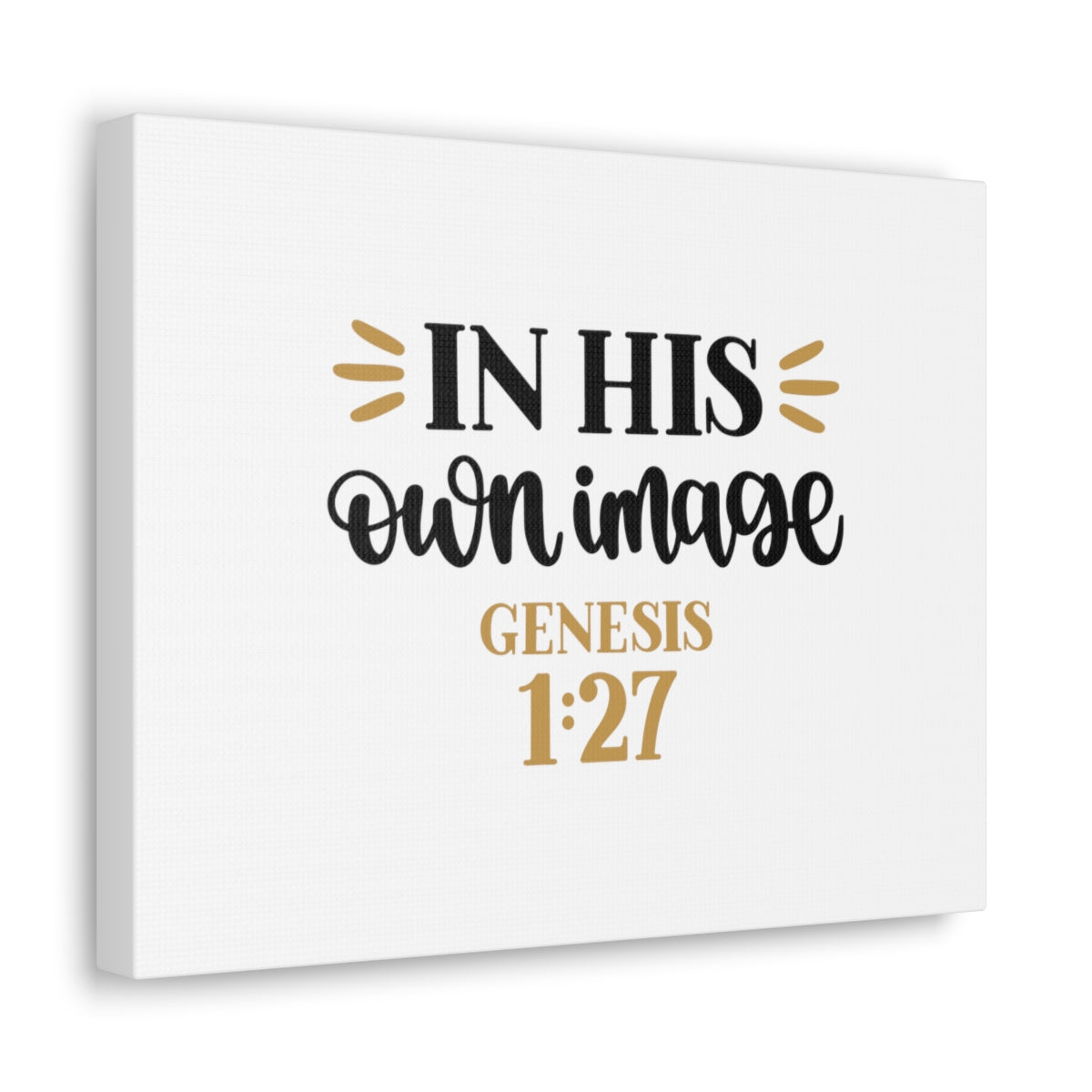 Scripture Walls Image Genesis 1:27 Bible Verse Canvas Christian Wall Art Ready to Hang Unframed-Express Your Love Gifts