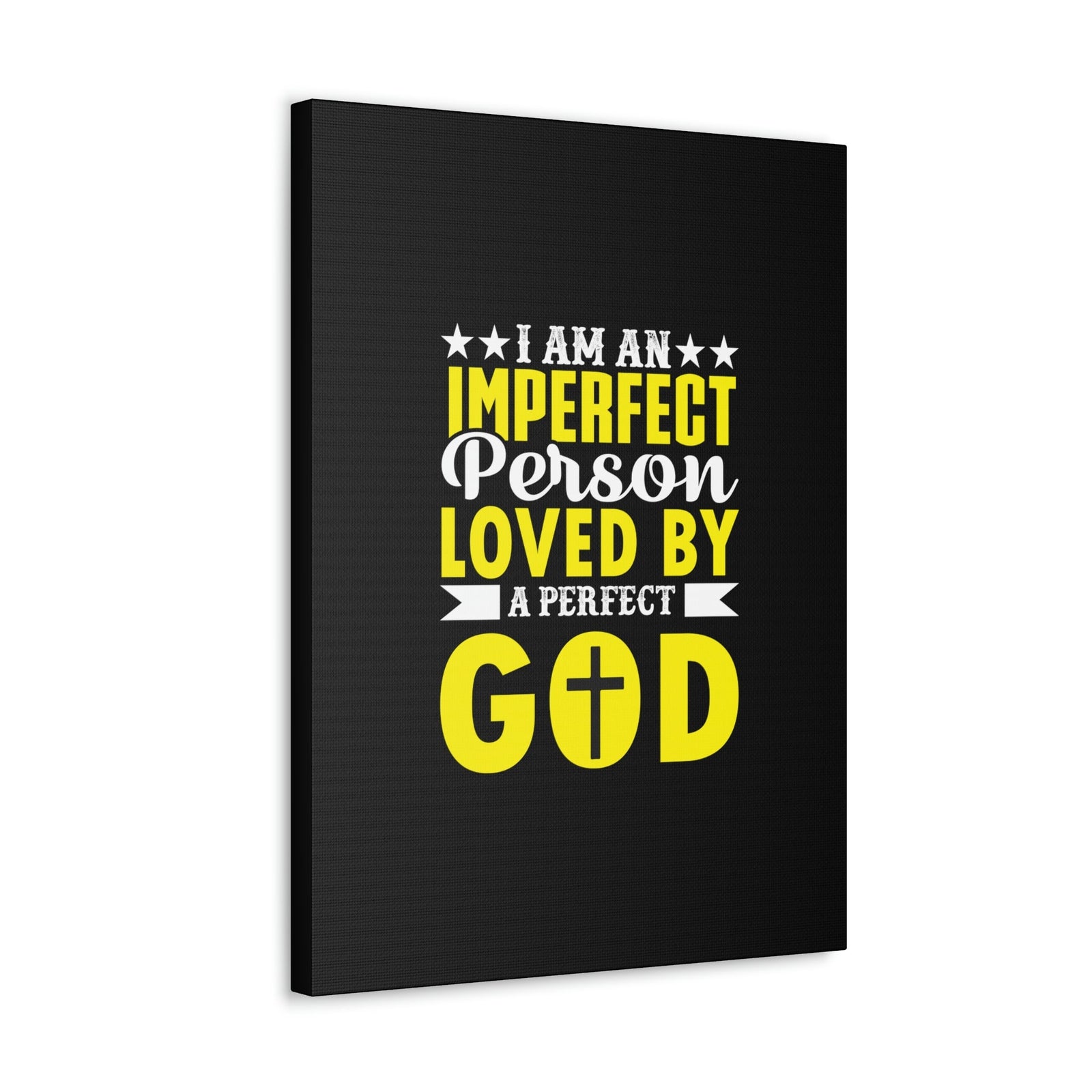Scripture Walls Imperfect Person Loved By A Perfect God Romans 3:23 Christian Wall Art Bible Verse Print Ready to Hang Unframed-Express Your Love Gifts