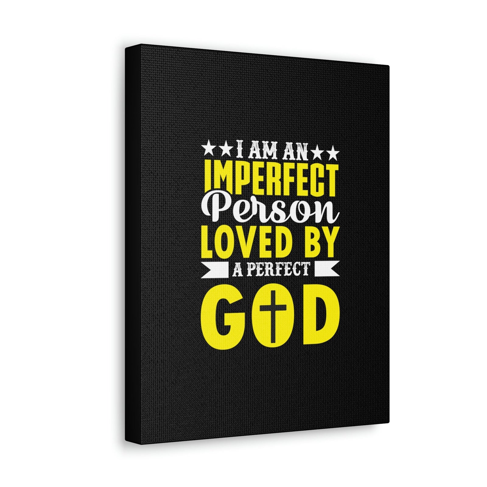 Scripture Walls Imperfect Person Loved By A Perfect God Romans 3:23 Christian Wall Art Bible Verse Print Ready to Hang Unframed-Express Your Love Gifts