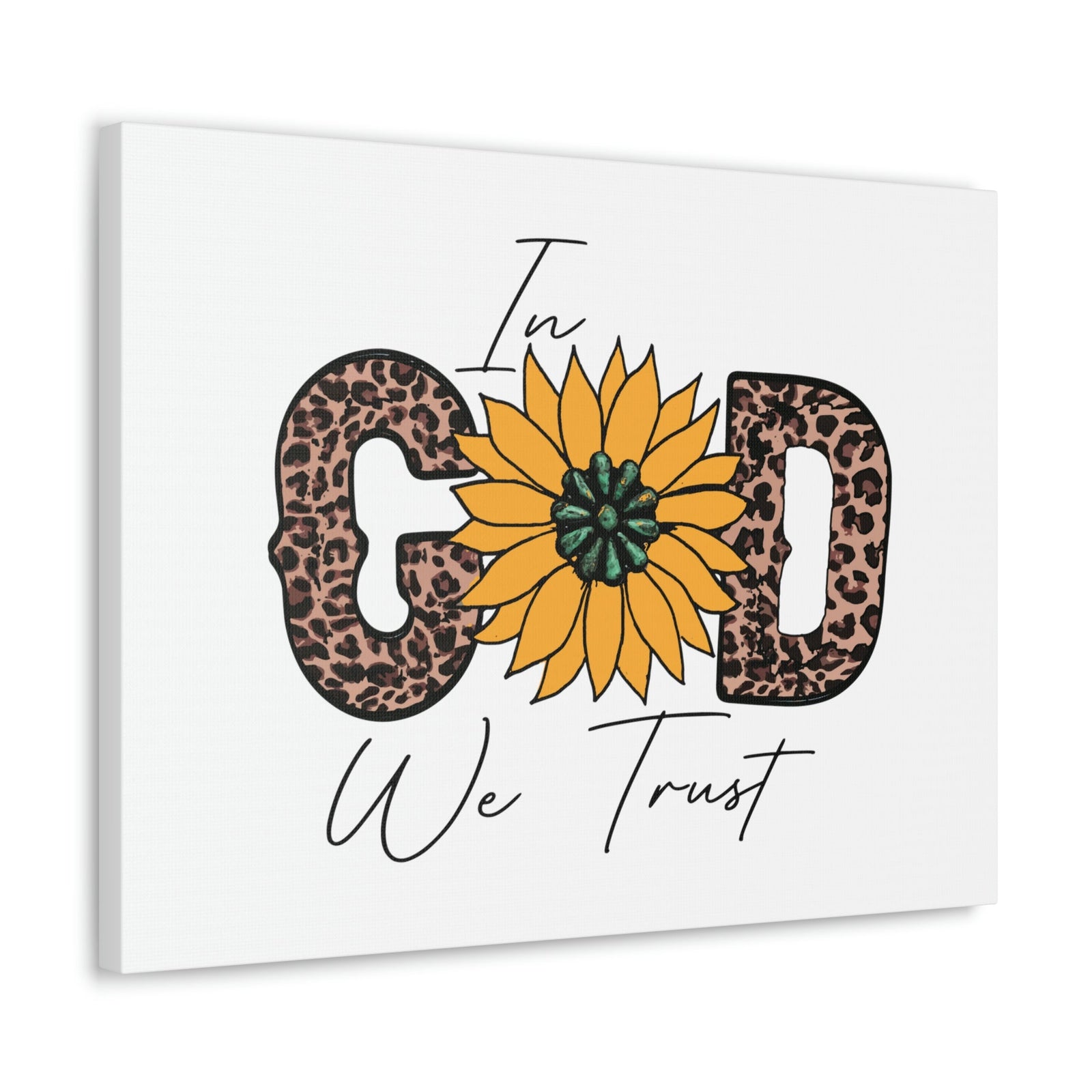 Scripture Walls In God Psalm 9:10 Yellow Flower Christian Wall Art Bible Verse Print Ready to Hang Unframed-Express Your Love Gifts