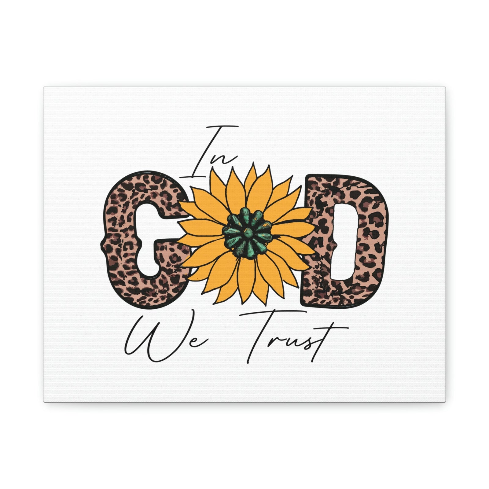 Scripture Walls In God Psalm 9:10 Yellow Flower Christian Wall Art Bible Verse Print Ready to Hang Unframed-Express Your Love Gifts