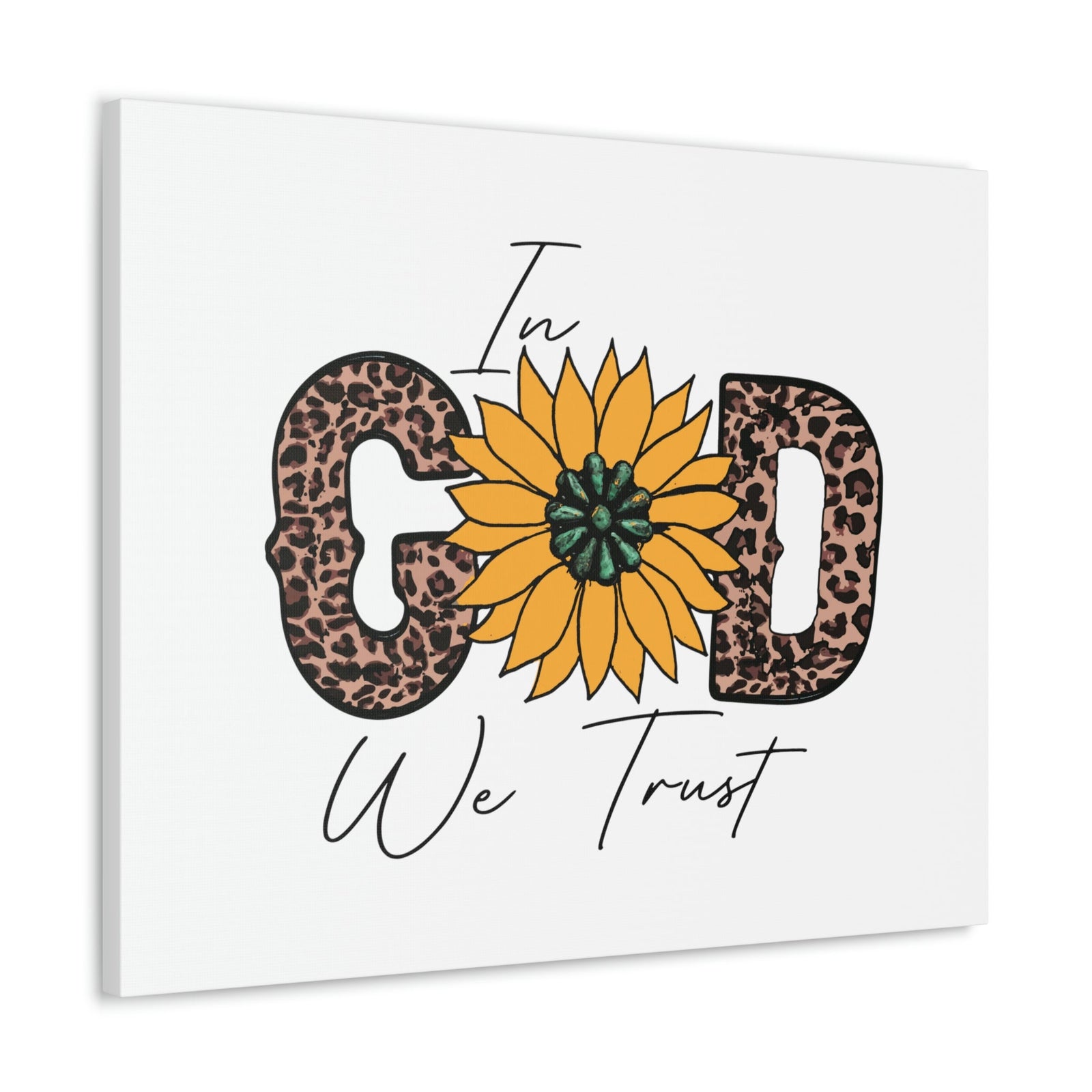 Scripture Walls In God Psalm 9:10 Yellow Flower Christian Wall Art Bible Verse Print Ready to Hang Unframed-Express Your Love Gifts