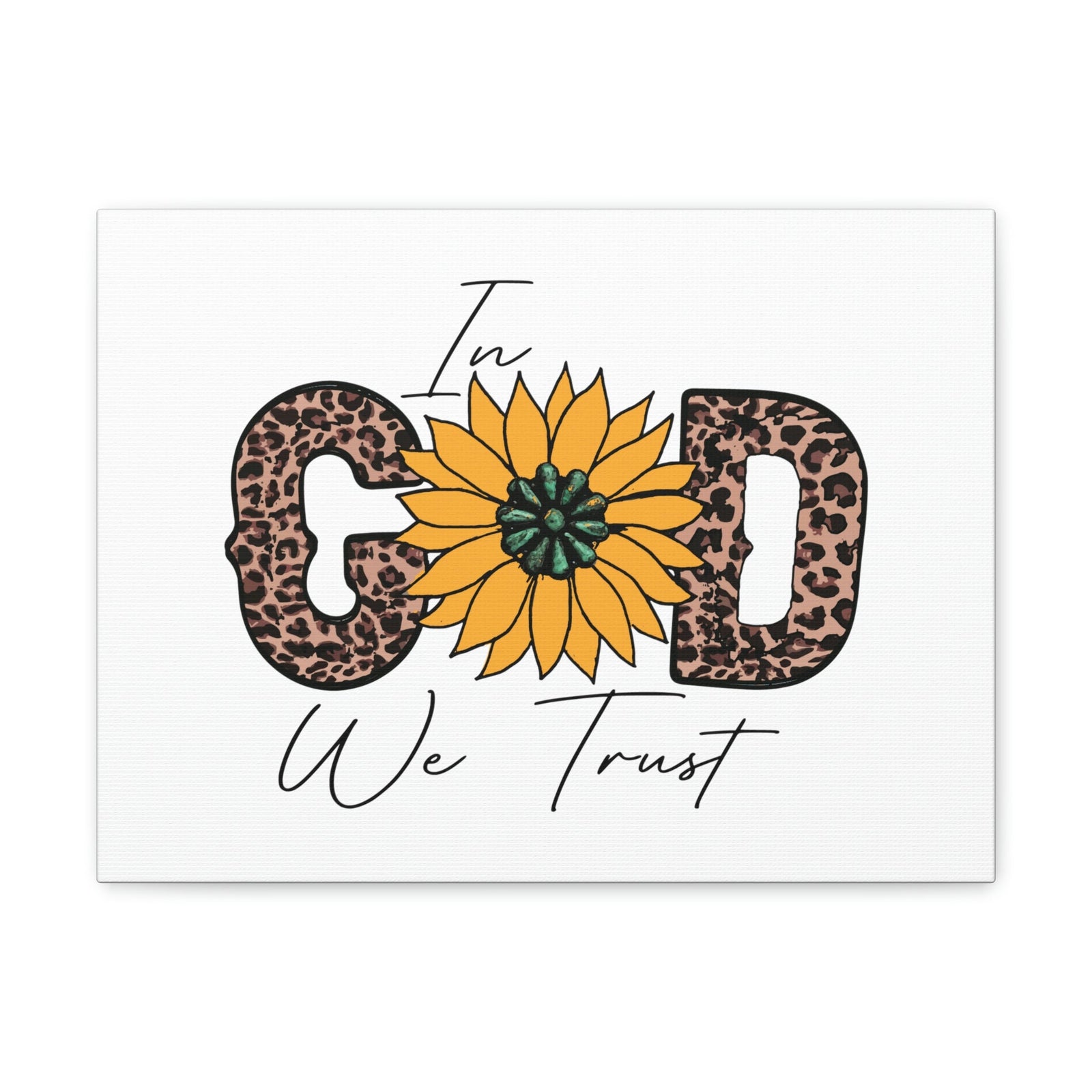 Scripture Walls In God Psalm 9:10 Yellow Flower Christian Wall Art Bible Verse Print Ready to Hang Unframed-Express Your Love Gifts