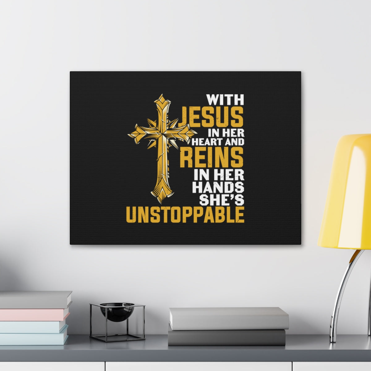 Scripture Walls In Her Heart Mark 11:22-24 Christian Wall Art Bible Verse Print Ready to Hang Unframed-Express Your Love Gifts