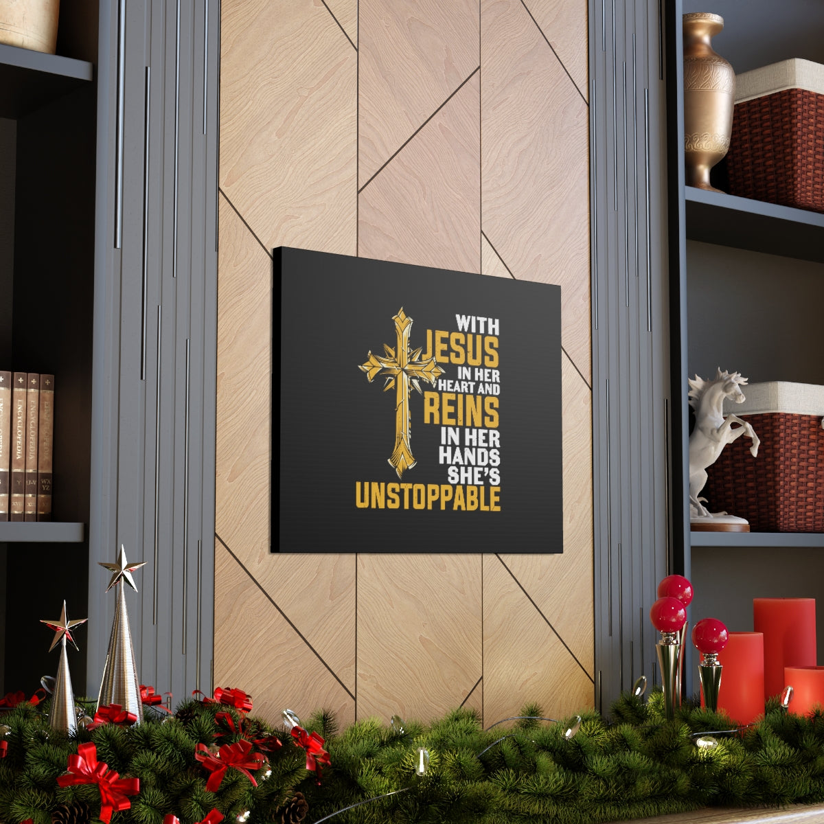 Scripture Walls In Her Heart Mark 11:22-24 Christian Wall Art Bible Verse Print Ready to Hang Unframed-Express Your Love Gifts