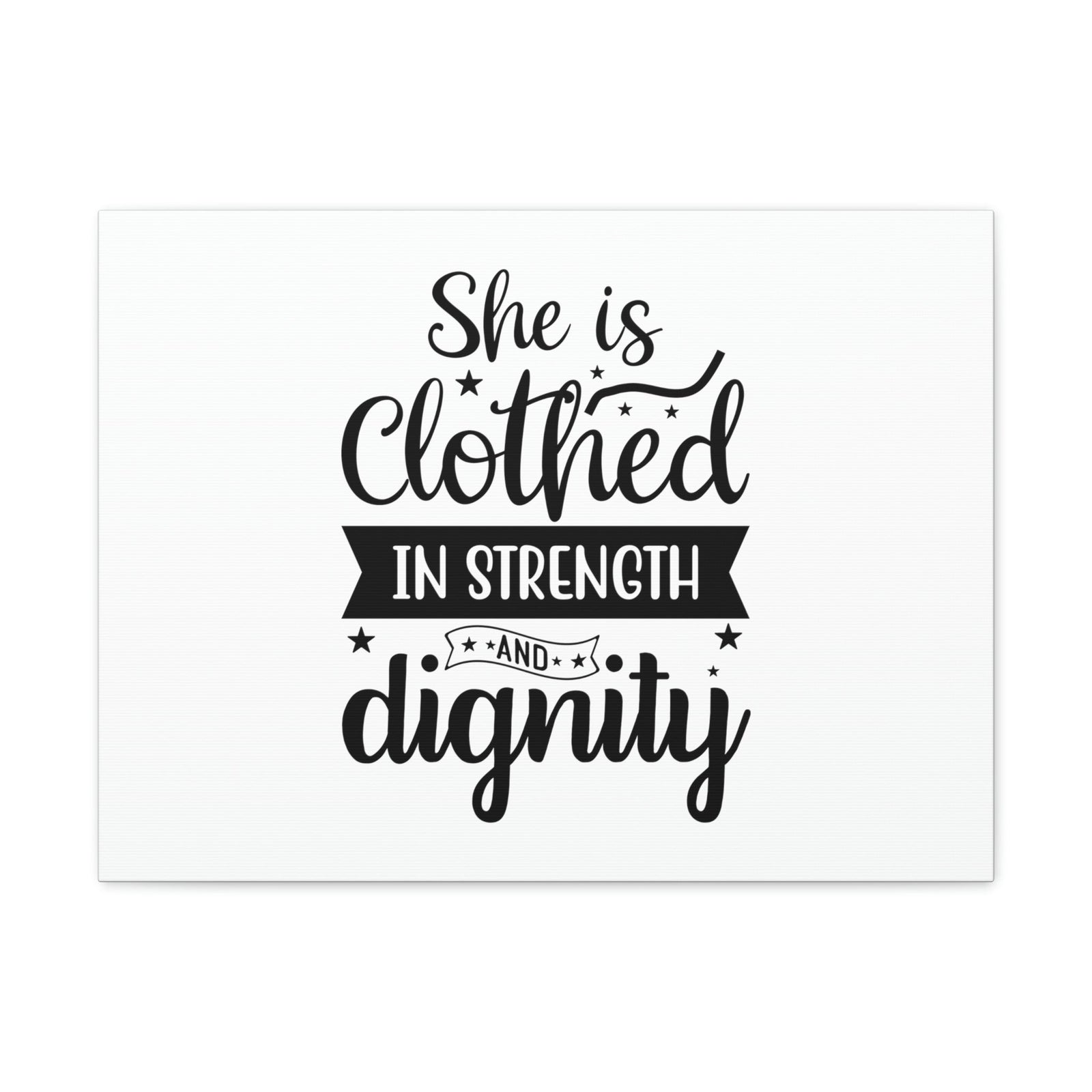 Scripture Walls In Strength Proverbs 31:25 Christian Wall Art Bible Verse Print Ready to Hang Unframed-Express Your Love Gifts