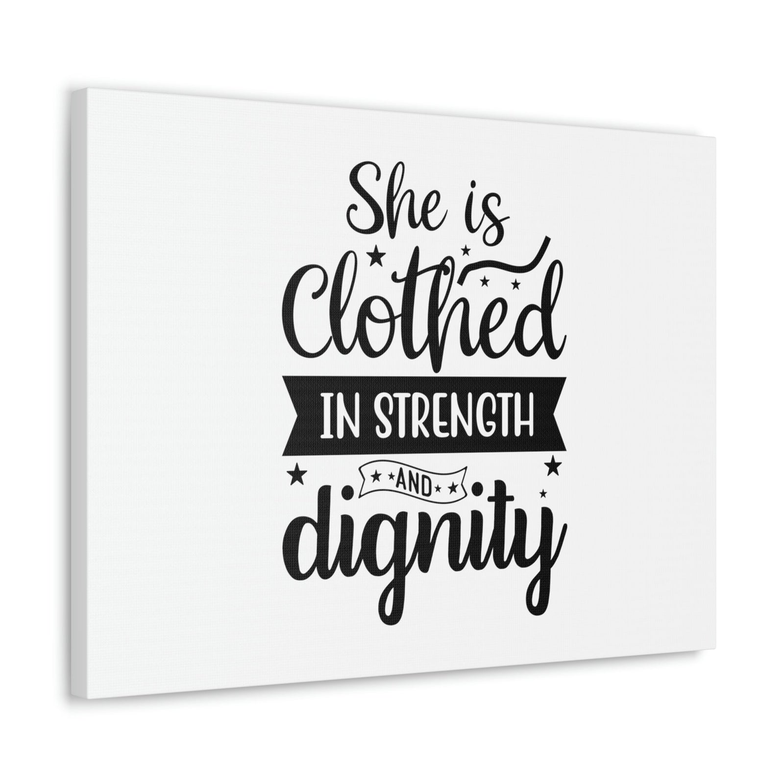 Scripture Walls In Strength Proverbs 31:25 Christian Wall Art Bible Verse Print Ready to Hang Unframed-Express Your Love Gifts