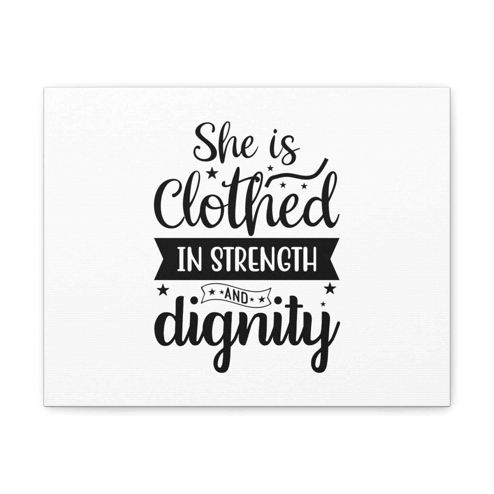 Scripture Walls In Strength Proverbs 31:25 Christian Wall Art Bible Verse Print Ready to Hang Unframed-Express Your Love Gifts