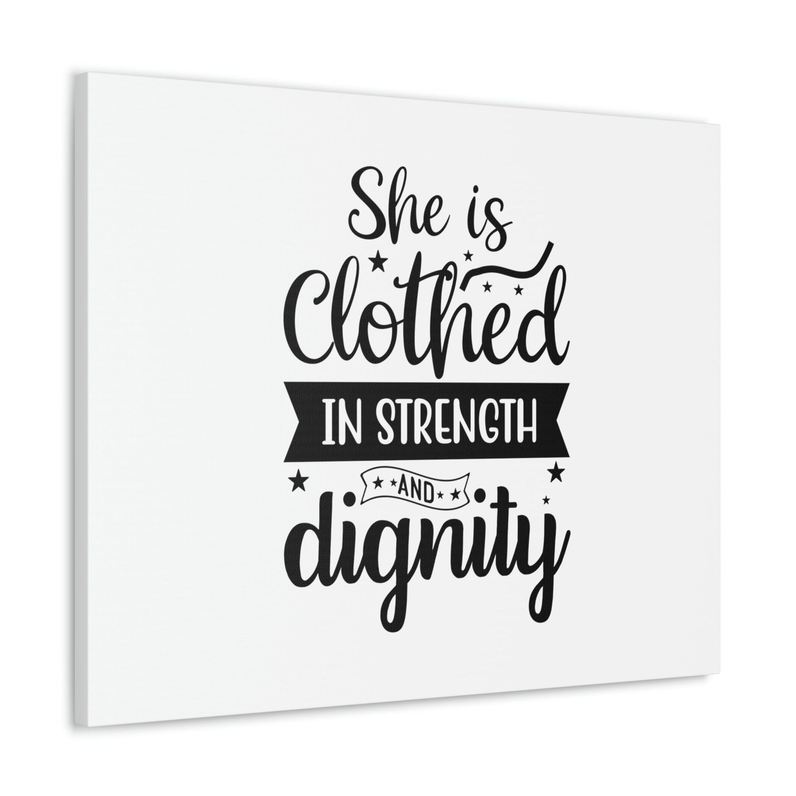 Scripture Walls In Strength Proverbs 31:25 Christian Wall Art Bible Verse Print Ready to Hang Unframed-Express Your Love Gifts