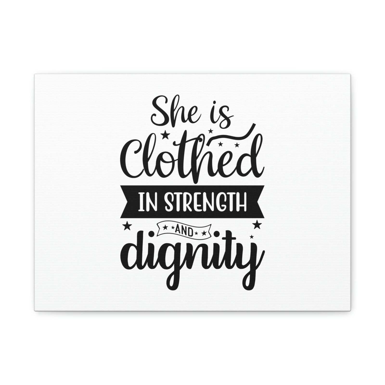 Scripture Walls In Strength Proverbs 31:25 Christian Wall Art Bible Verse Print Ready to Hang Unframed-Express Your Love Gifts