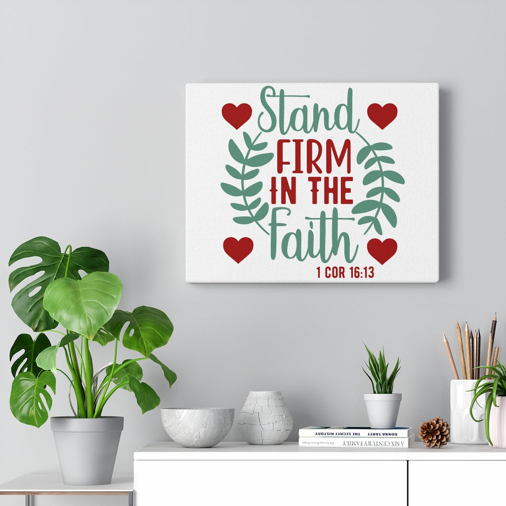 Scripture Walls In The Faith 1 Corinthians 16:13 Christian Wall Art Print Ready to Hang Unframed-Express Your Love Gifts