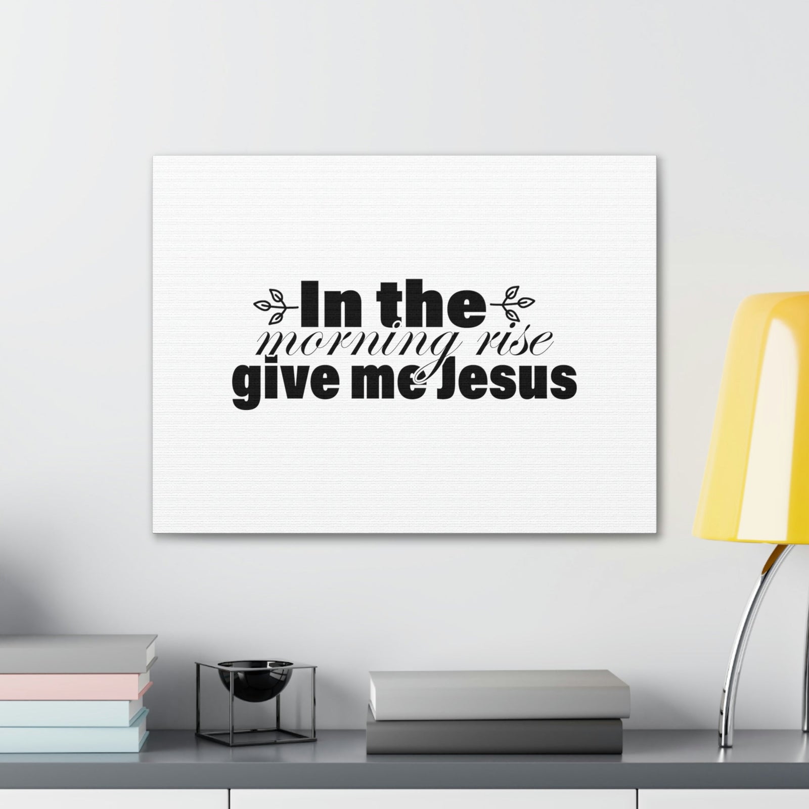 Scripture Walls In The Morning, Give Me Jesus Mark 1:35 Christian Wall Art Bible Verse Print Ready to Hang Unframed-Express Your Love Gifts