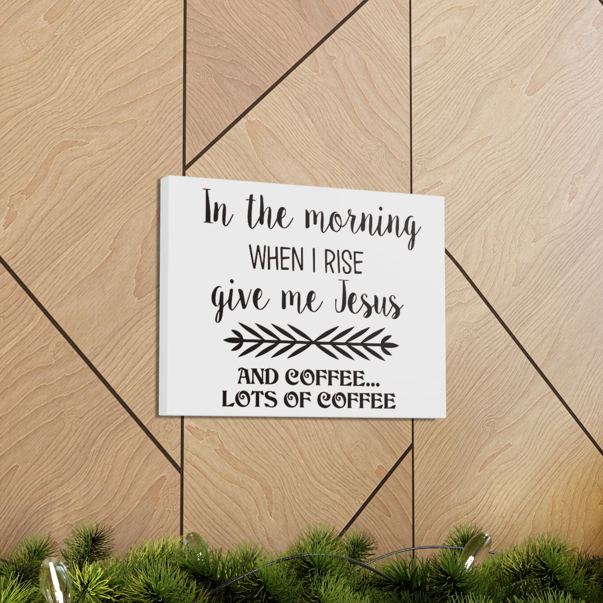 Scripture Walls In The Morning When I Rise Psalm 59:6 Christian Wall Art Print Ready to Hang Unframed-Express Your Love Gifts