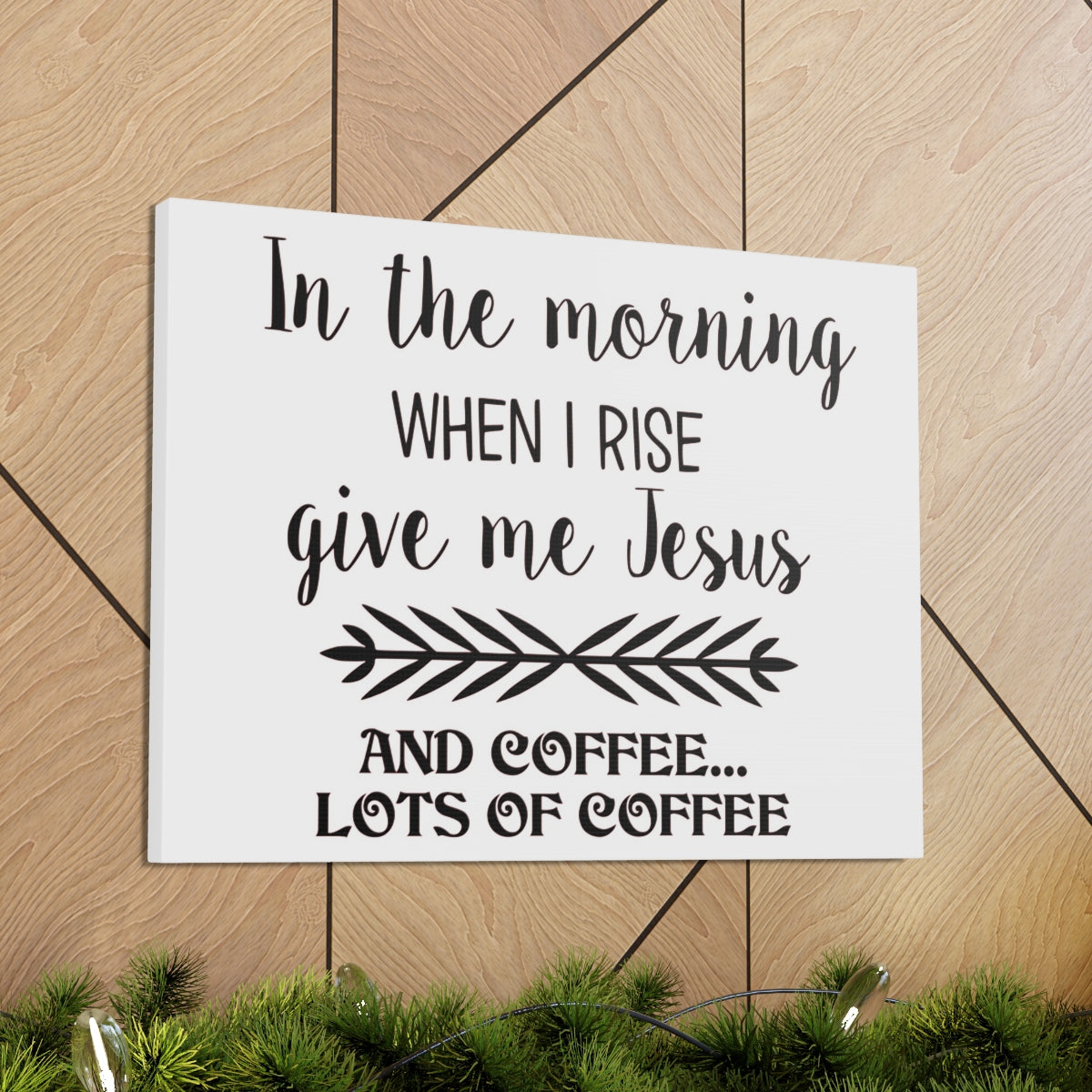Scripture Walls In The Morning When I Rise Psalm 59:6 Christian Wall Art Print Ready to Hang Unframed-Express Your Love Gifts
