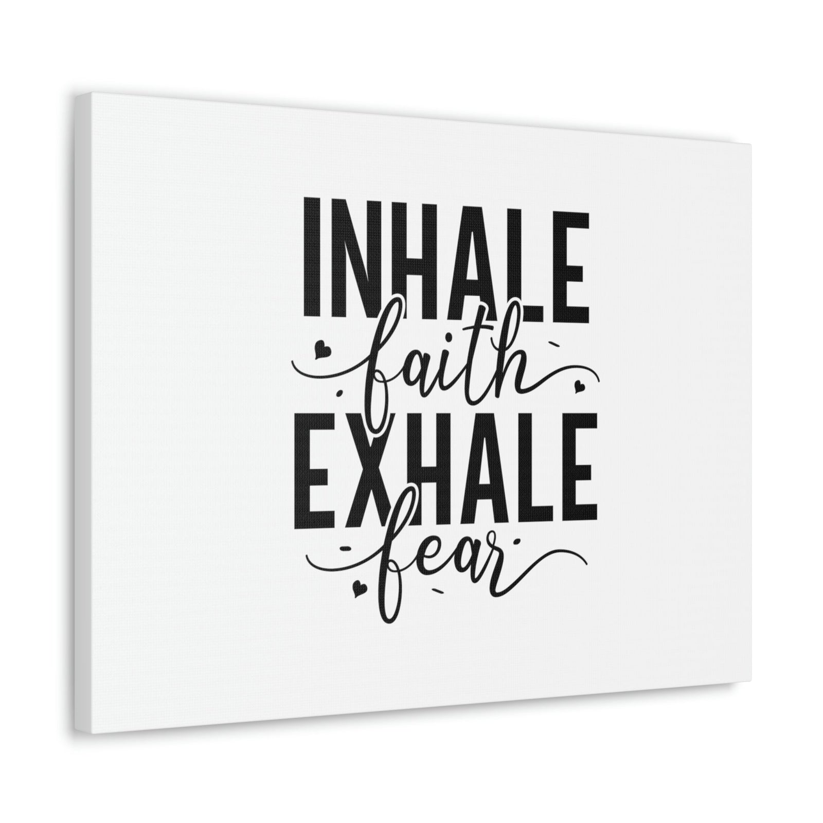 Scripture Walls Inhale Faith, Exhale Fear Isaiah 41:10 Christian Wall Art Bible Verse Print Ready to Hang Unframed-Express Your Love Gifts