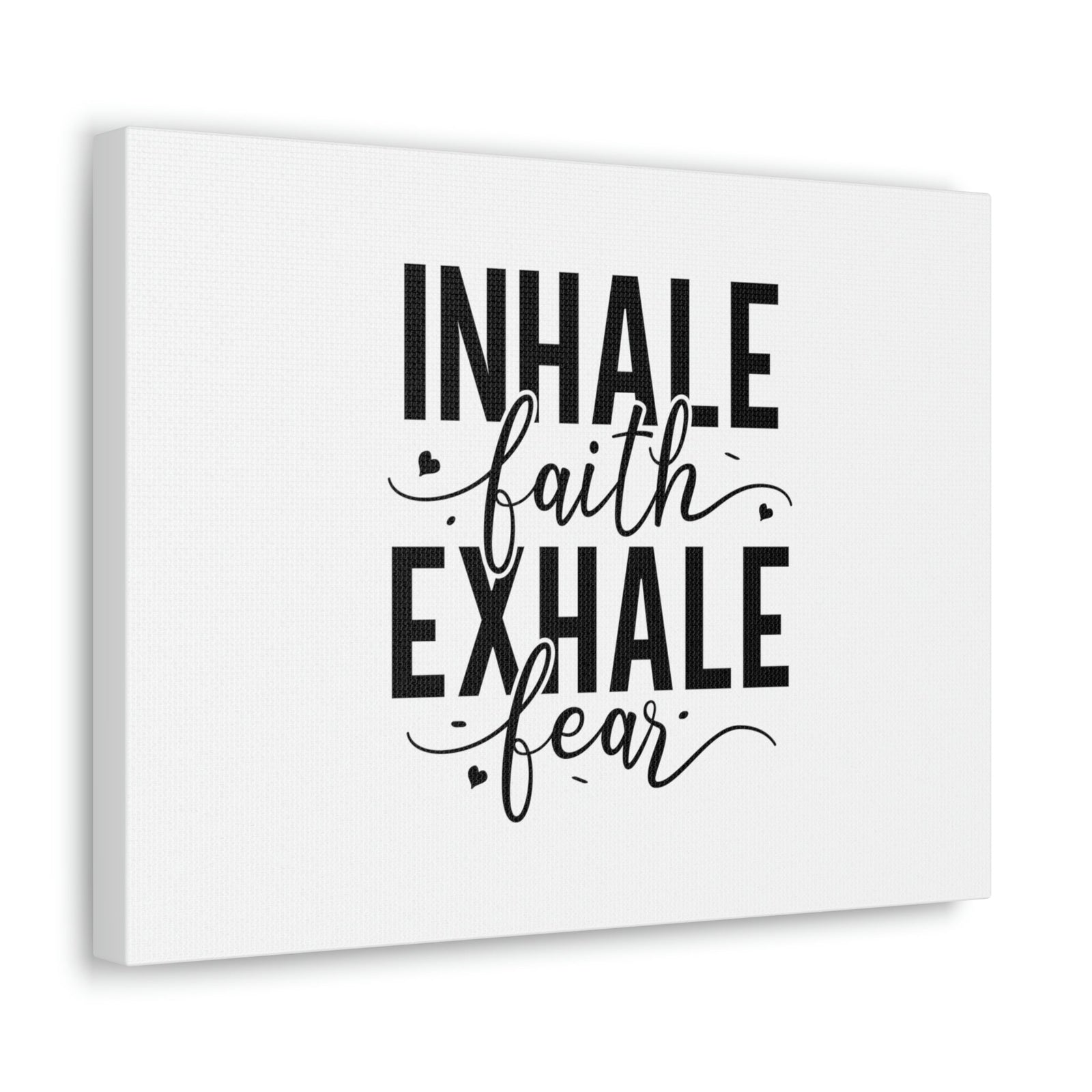 Scripture Walls Inhale Faith, Exhale Fear Isaiah 41:10 Christian Wall Art Bible Verse Print Ready to Hang Unframed-Express Your Love Gifts