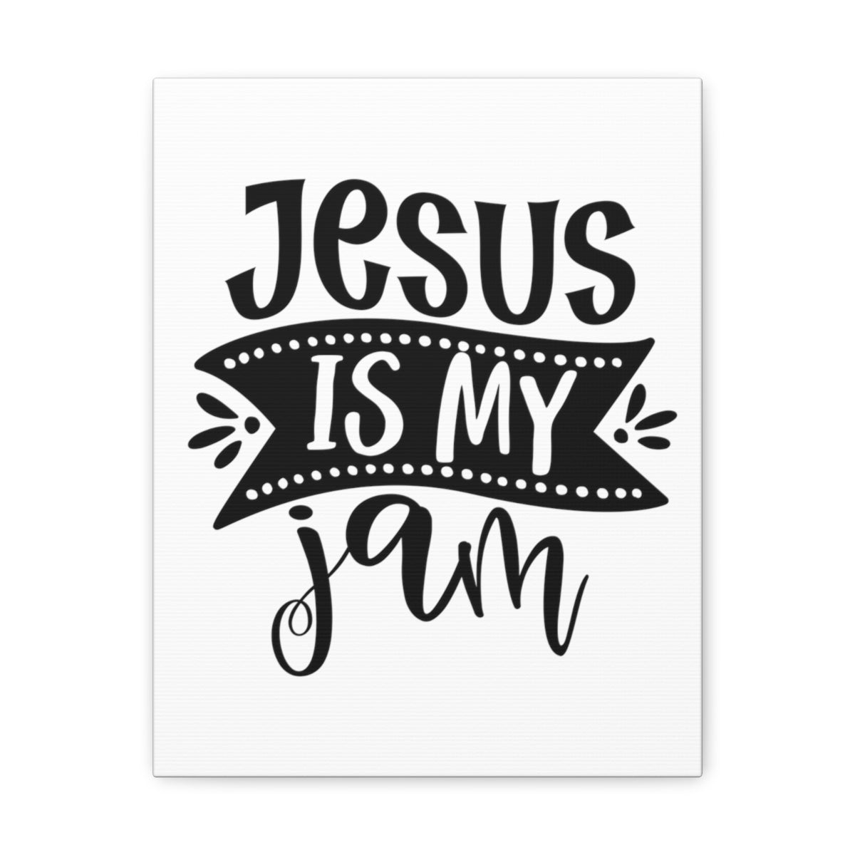 Scripture Walls Is My Jam Mark 10:27 Christian Wall Art Print Ready to Hang Unframed-Express Your Love Gifts